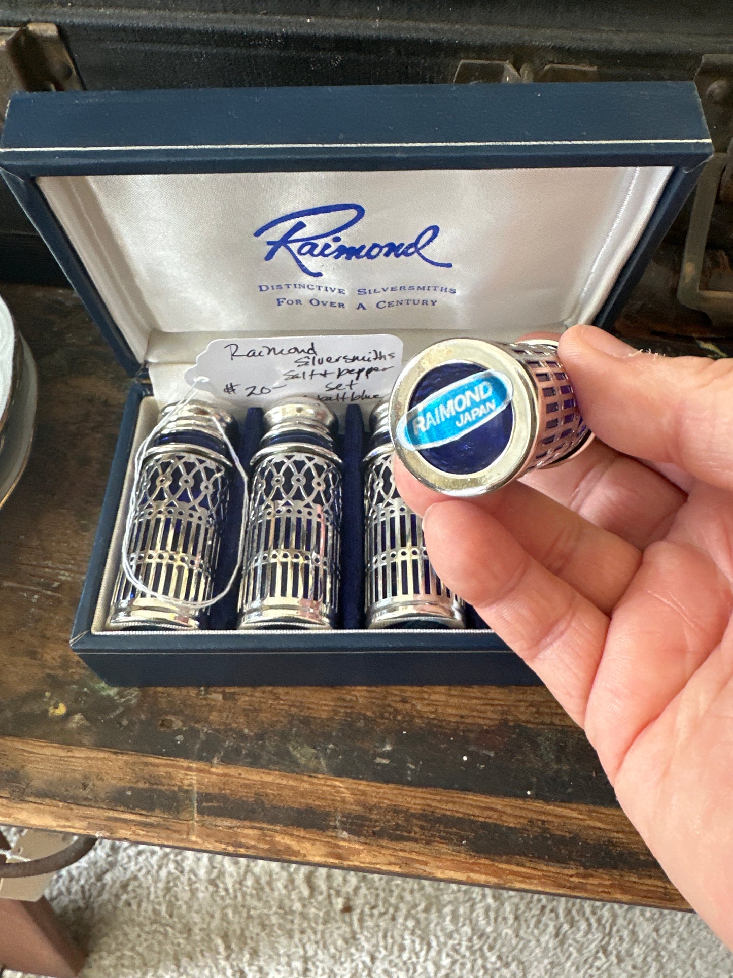 Raimond Silversmiths salt & pepper shakers