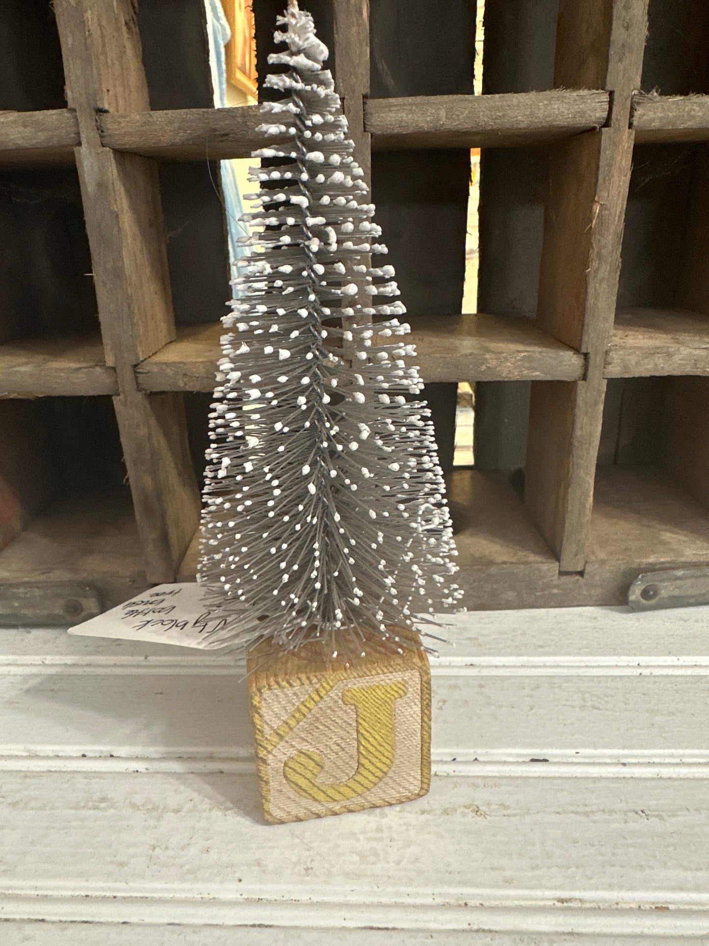 Wood block tree