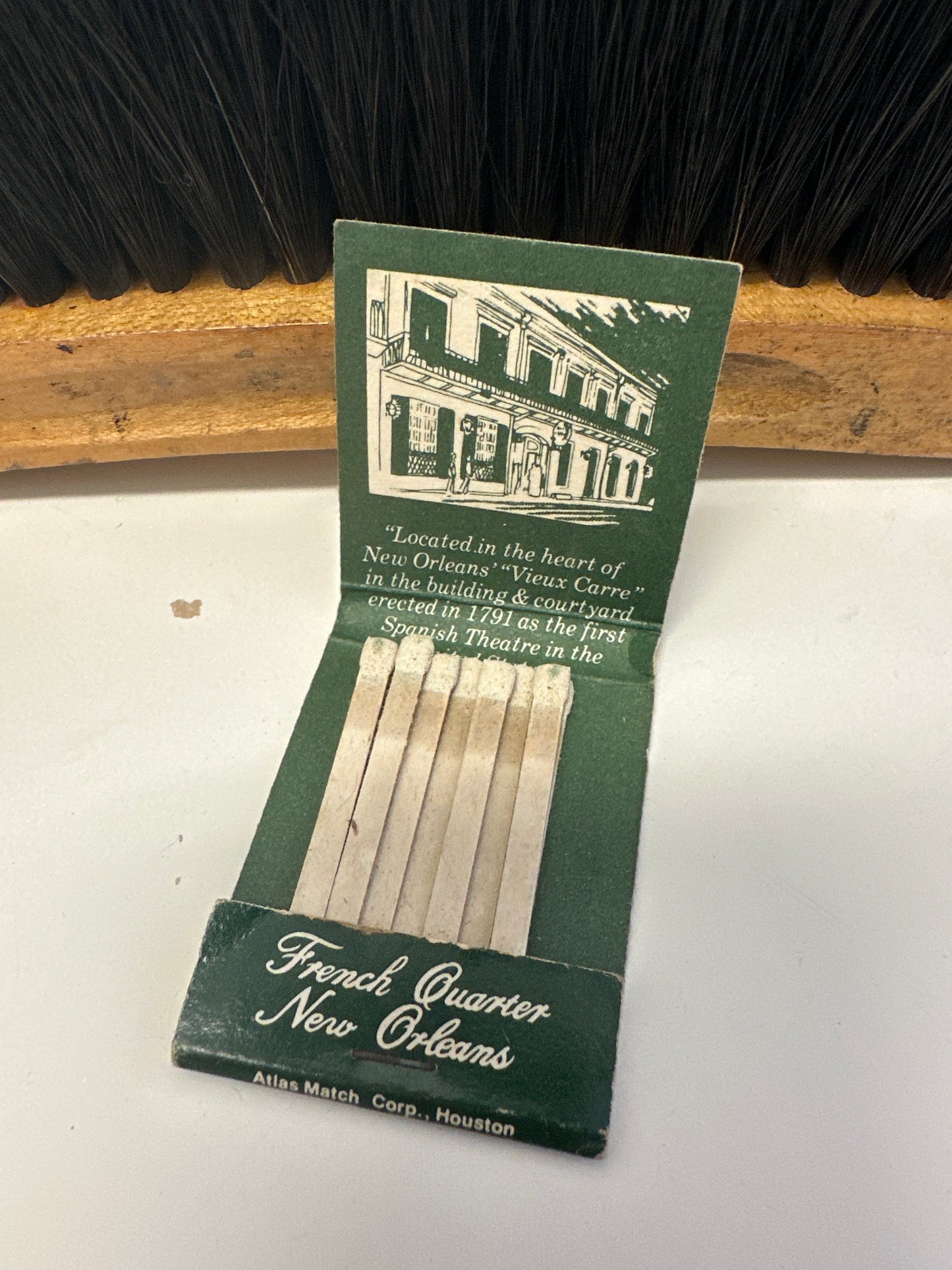 Pat O’Brien’s match book