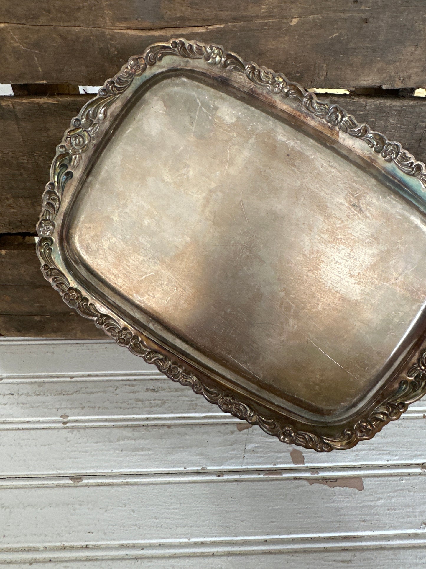 Silver plated tray