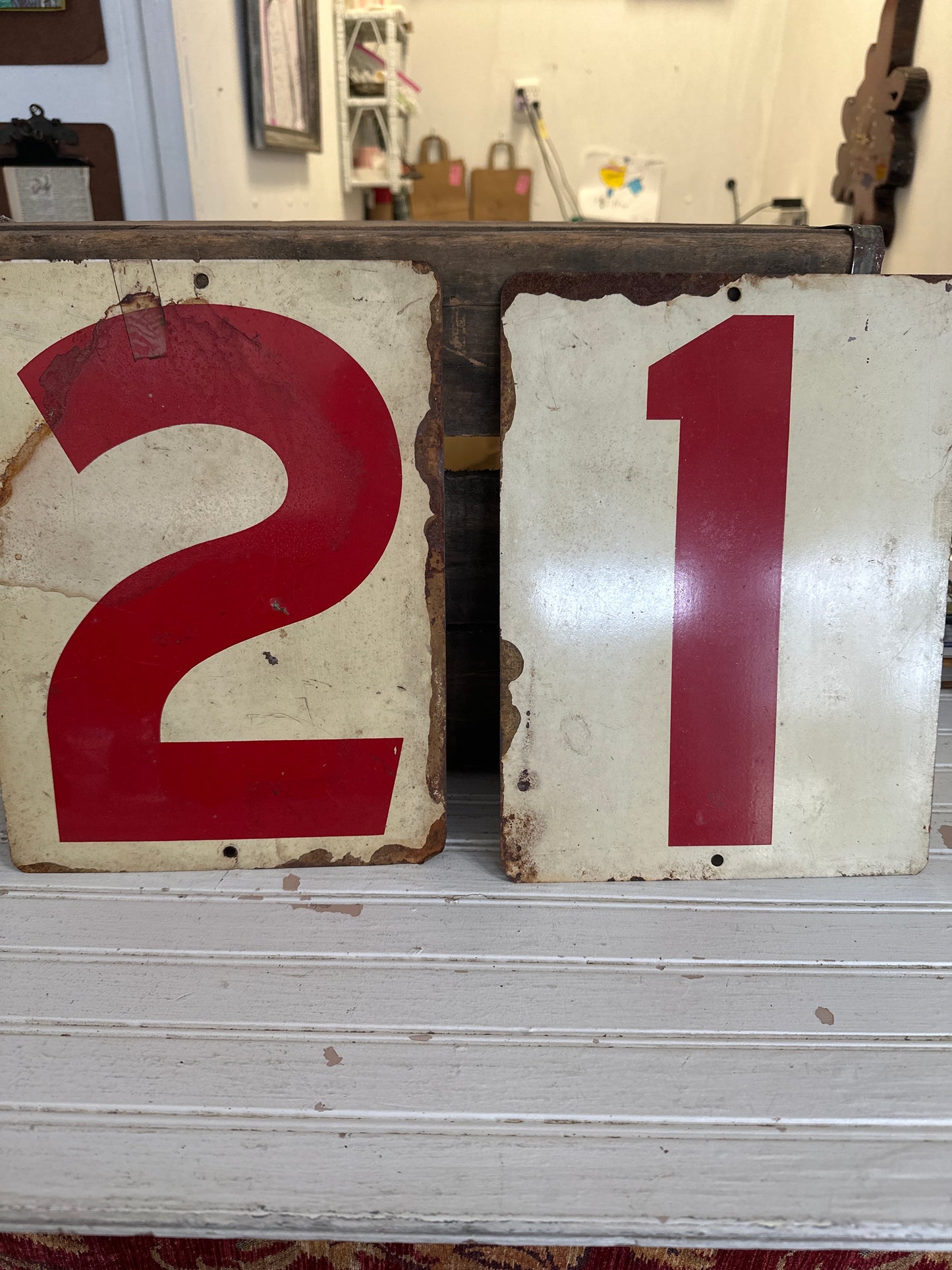 Metal Gas Station number set- 14