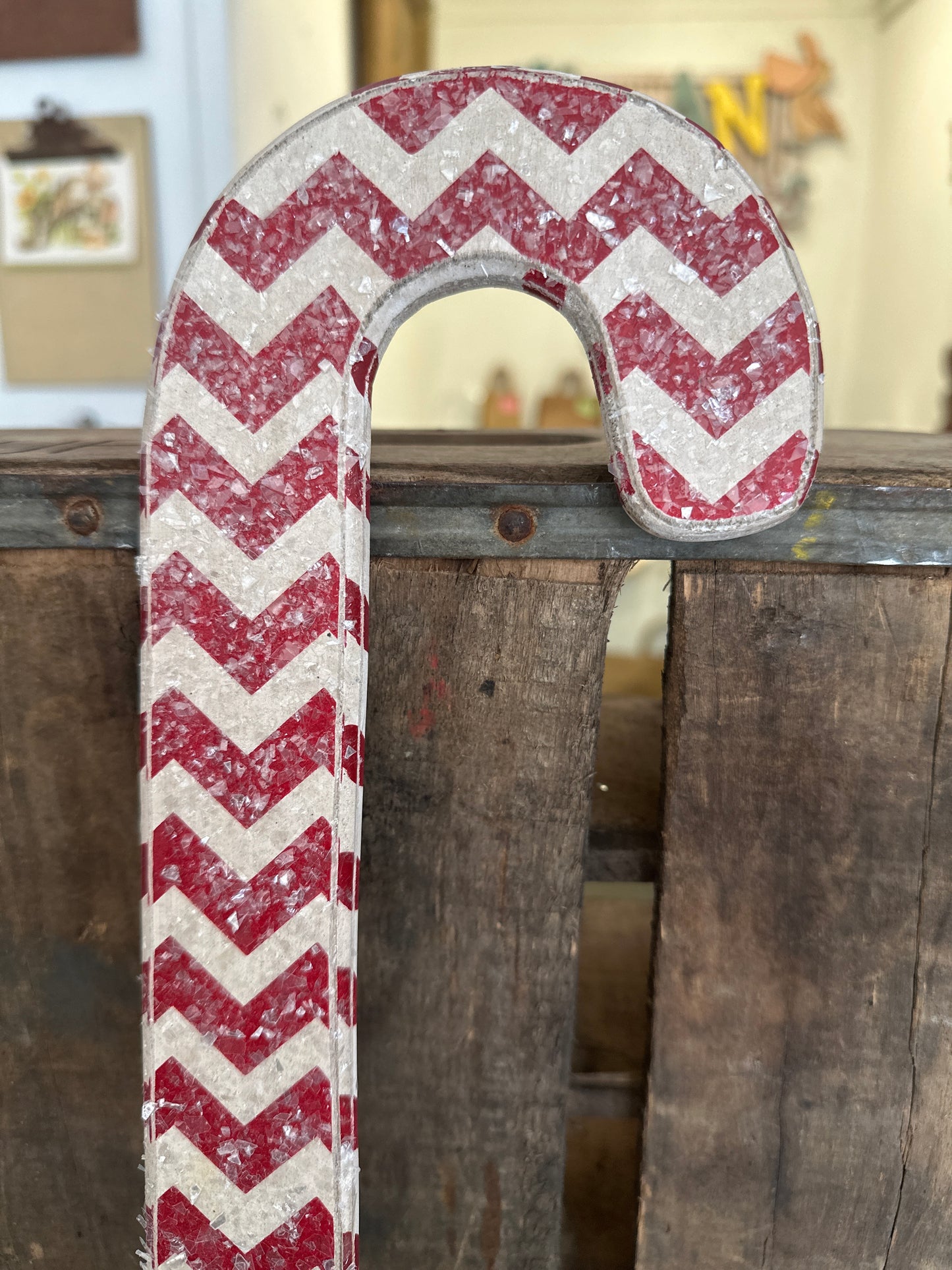 Jumbo Wooden Candy Cane