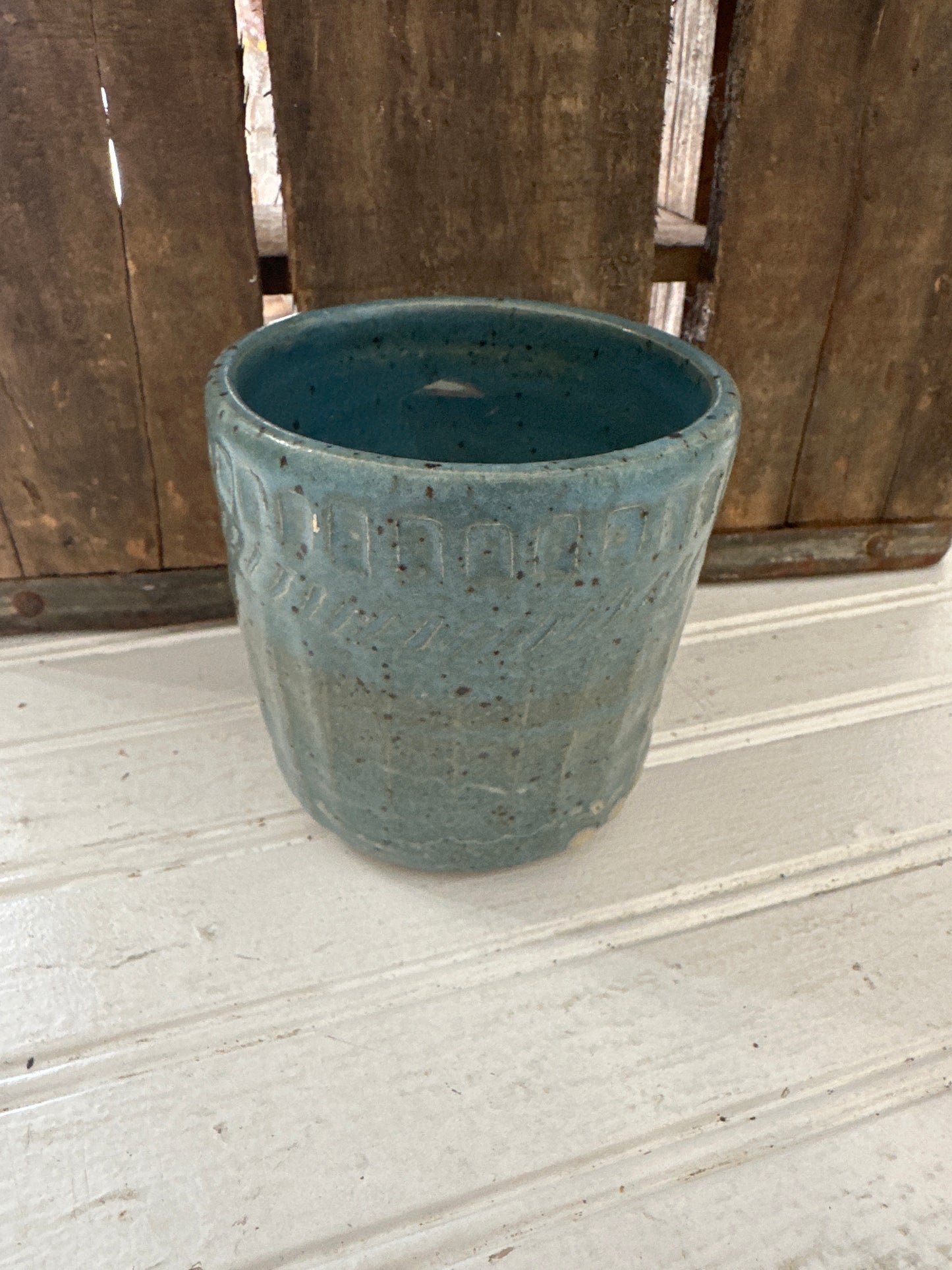 Handmade pottery- blue