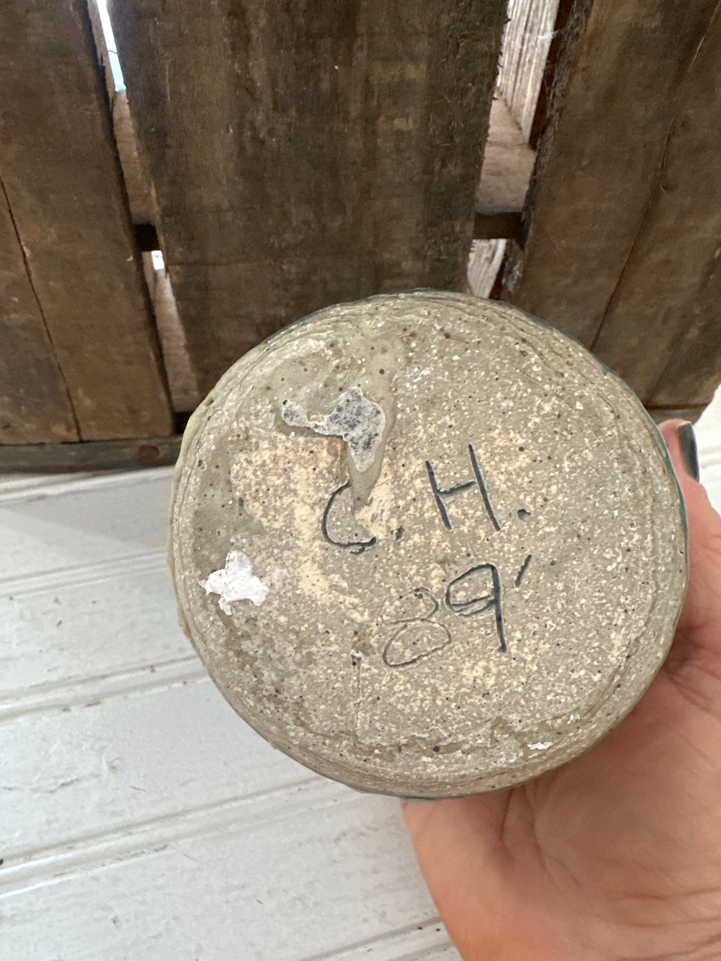 Handmade pottery- blue