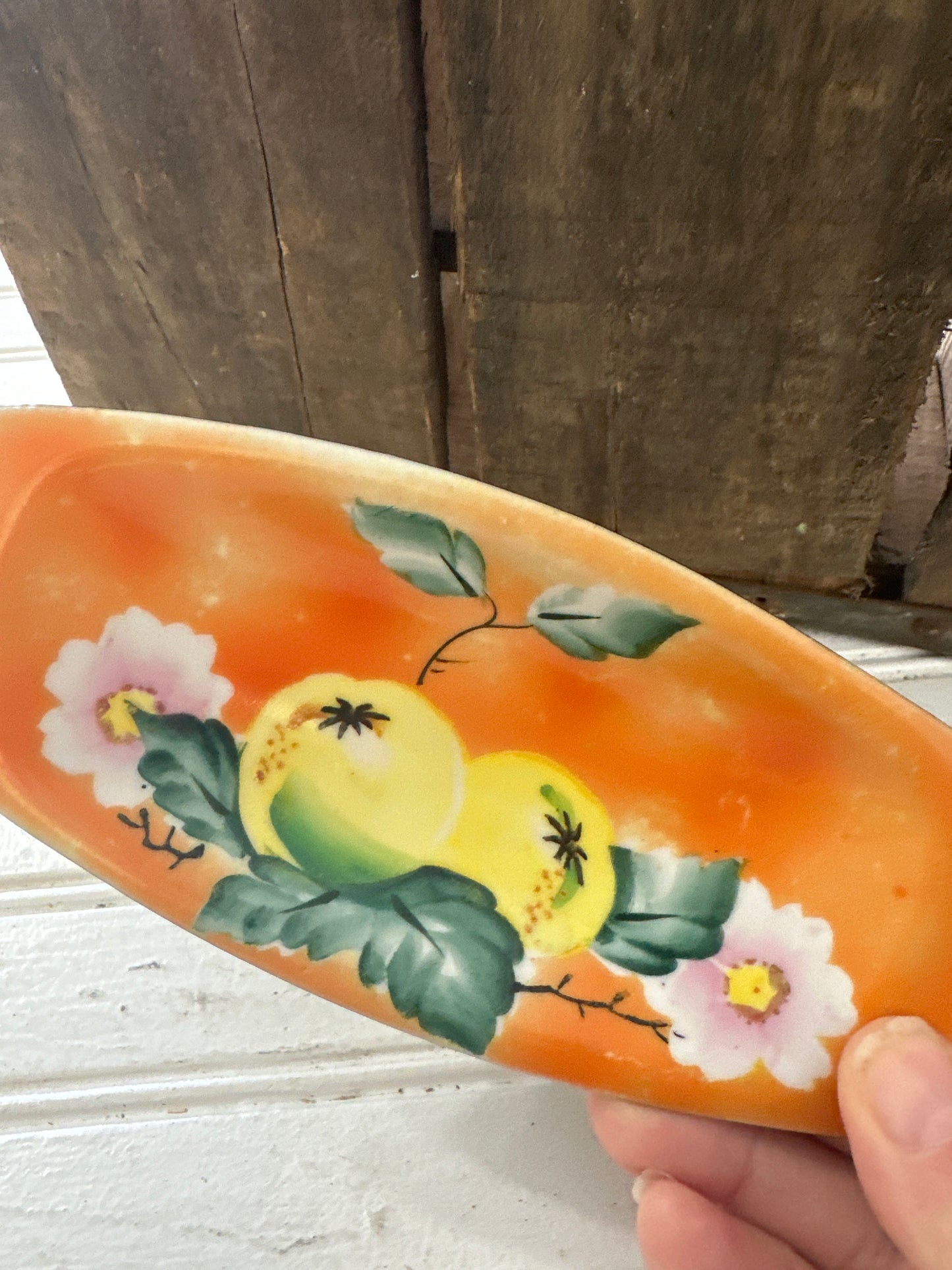 Hand painted trinket dish
