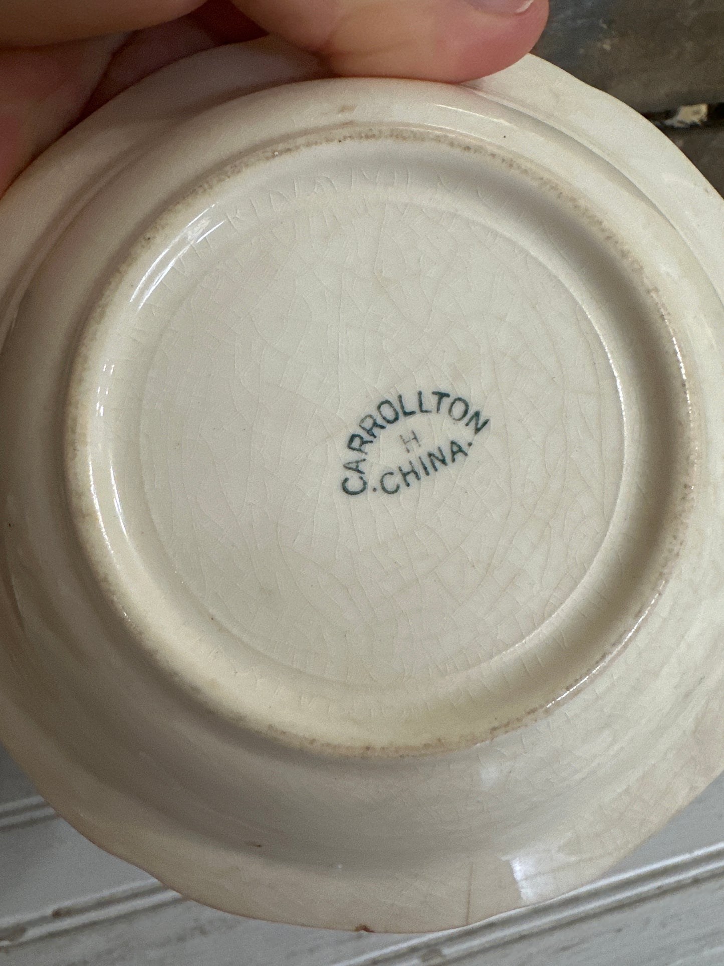 Carrollton China berry bowl