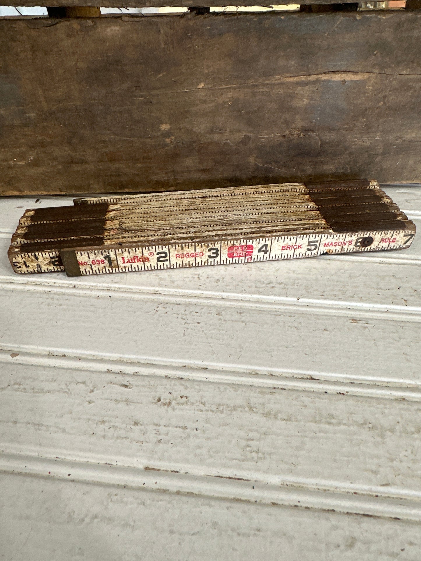 Wooden measuring tape