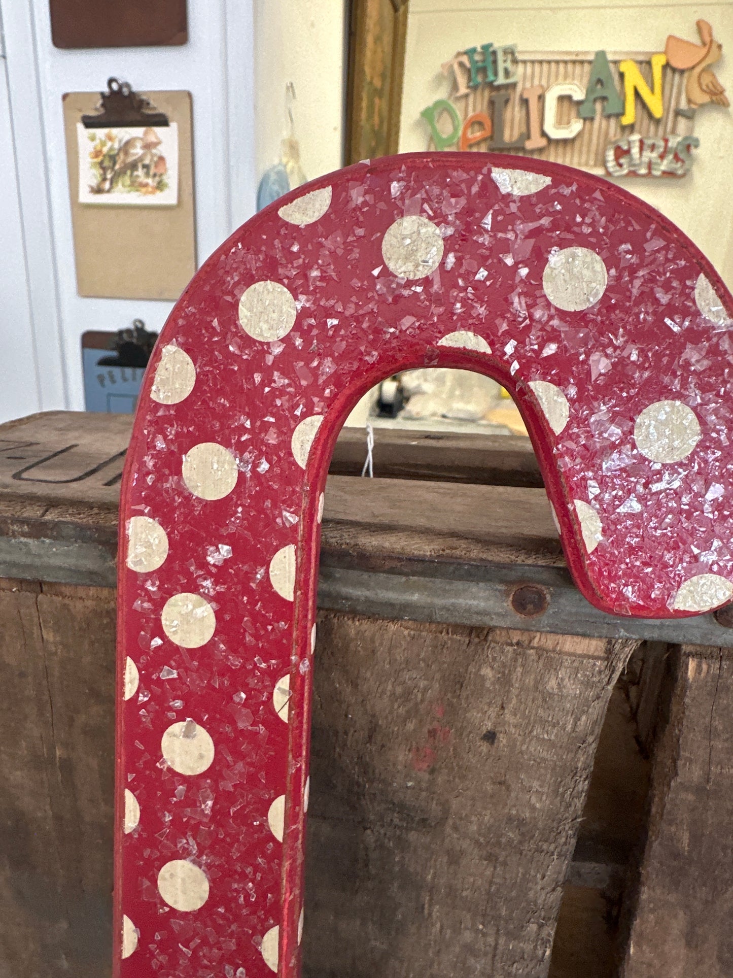 Jumbo Wooden Candy Cane