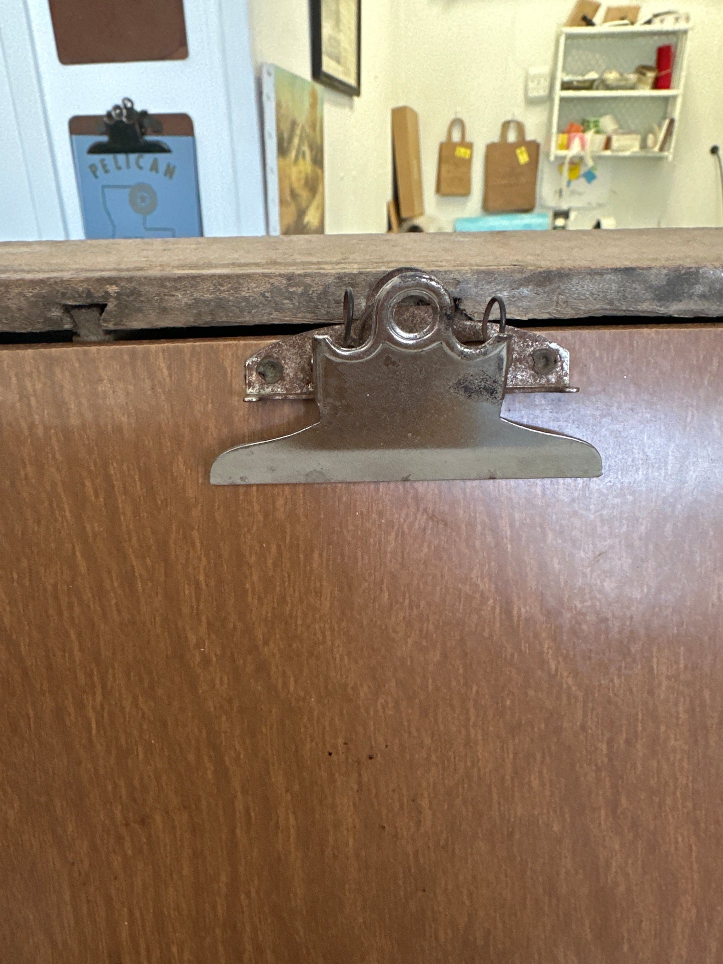 Clipboard with metal clip