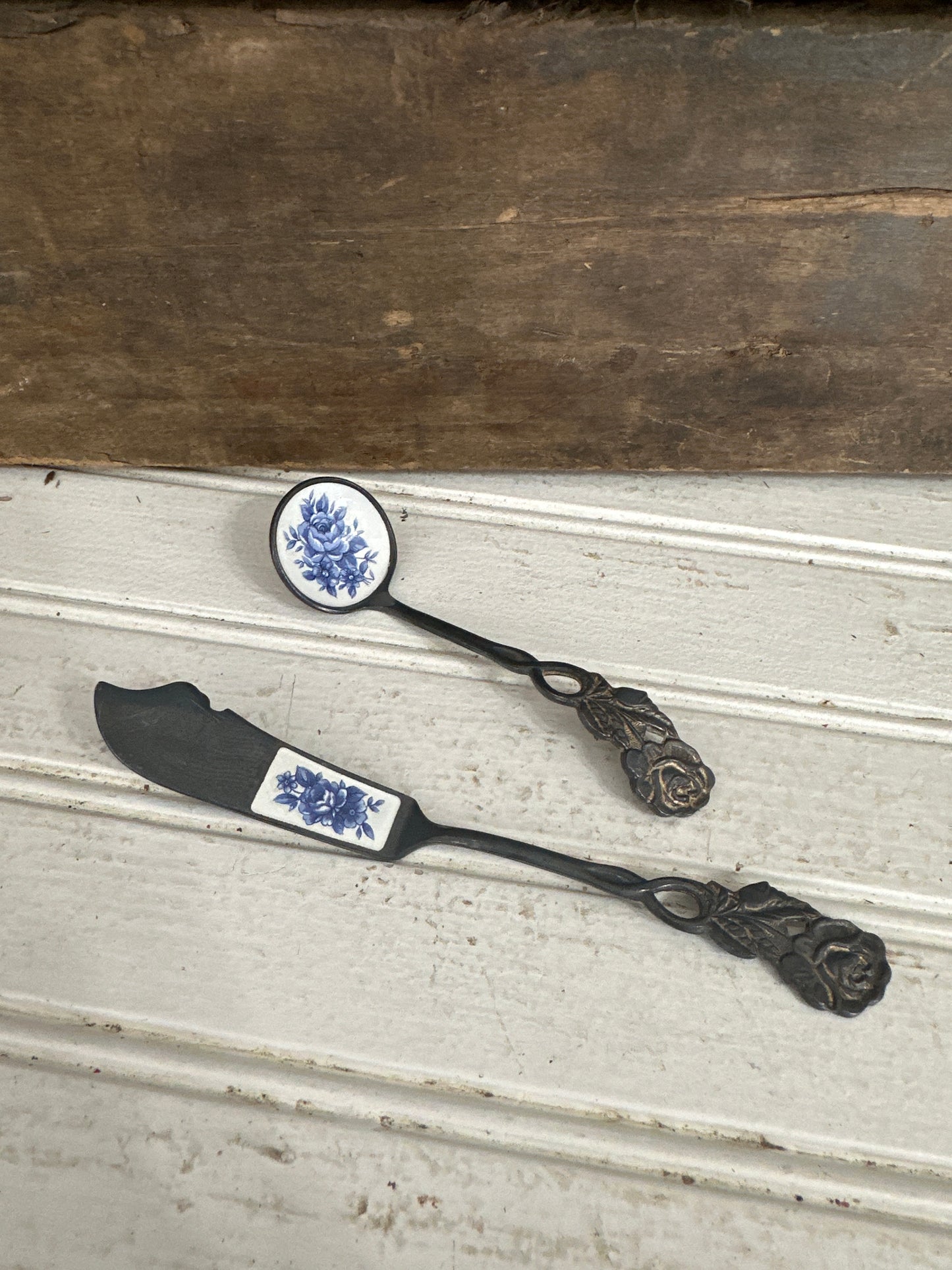Souvenir set blue & white