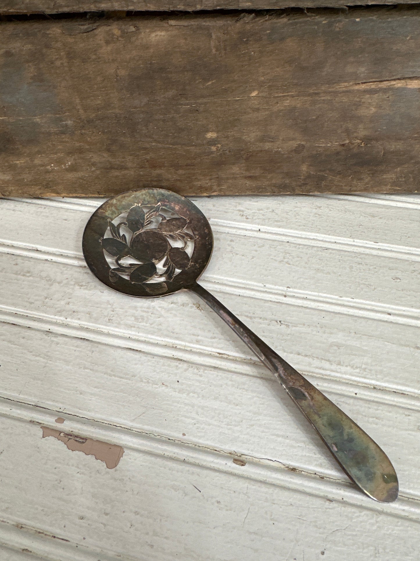 W.M. Rogers silver plated serving spoon