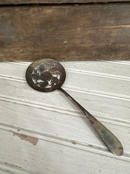 W.M. Rogers silver plated serving spoon