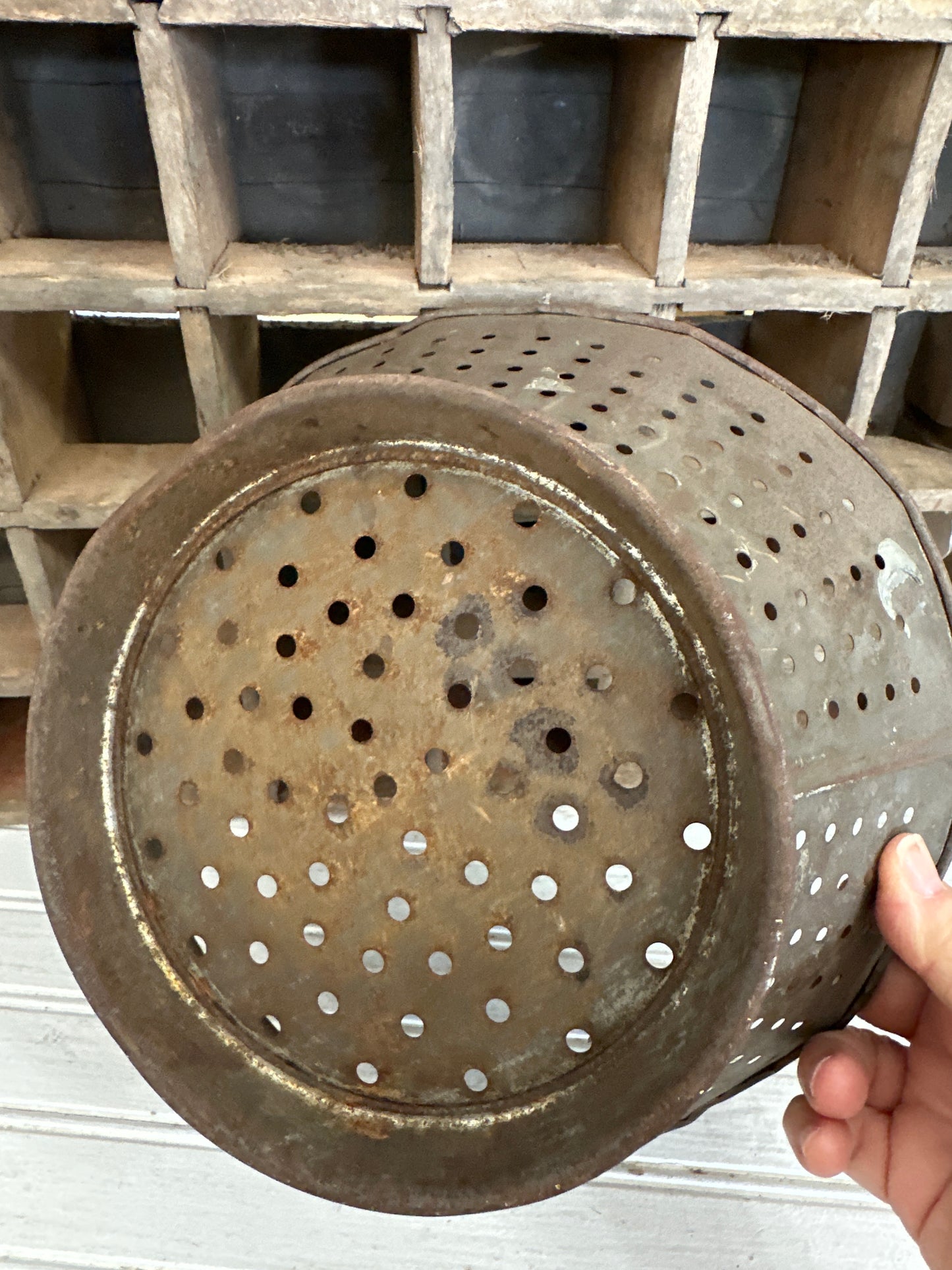 Rusty colander