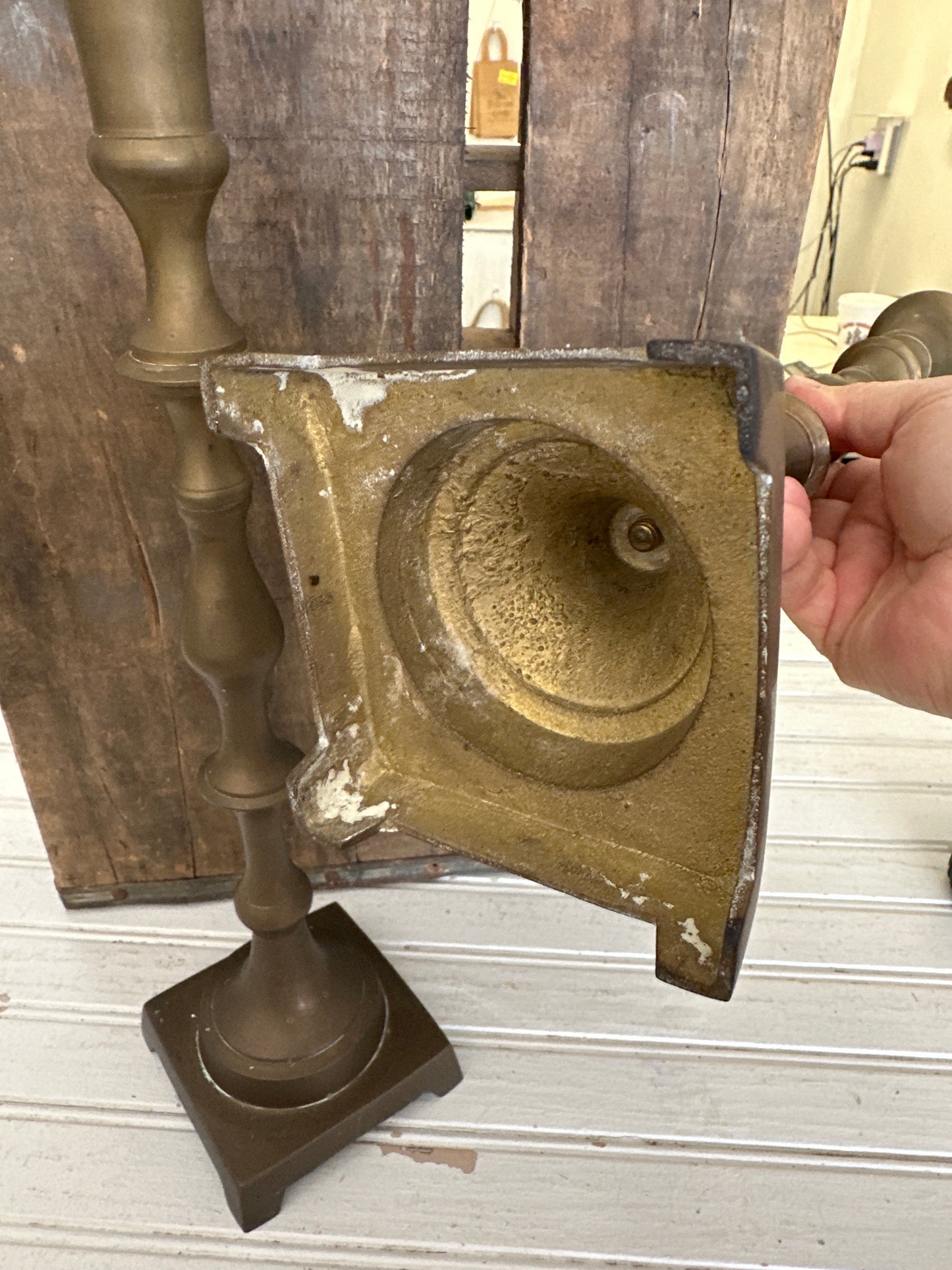 Brass candlesticks-set 2