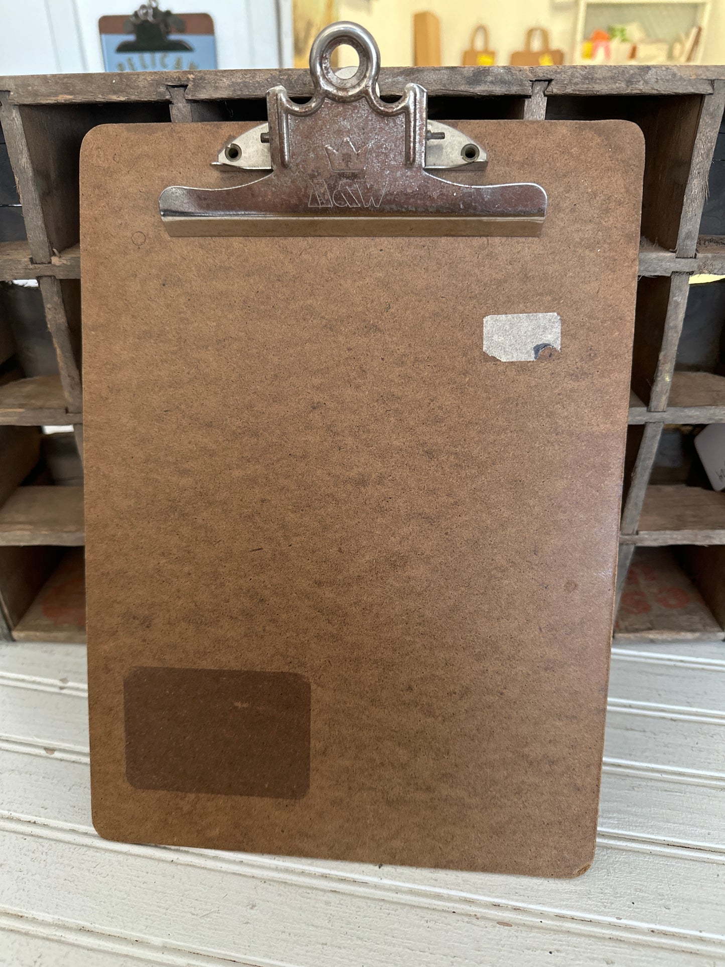 Clipboard with metal clip
