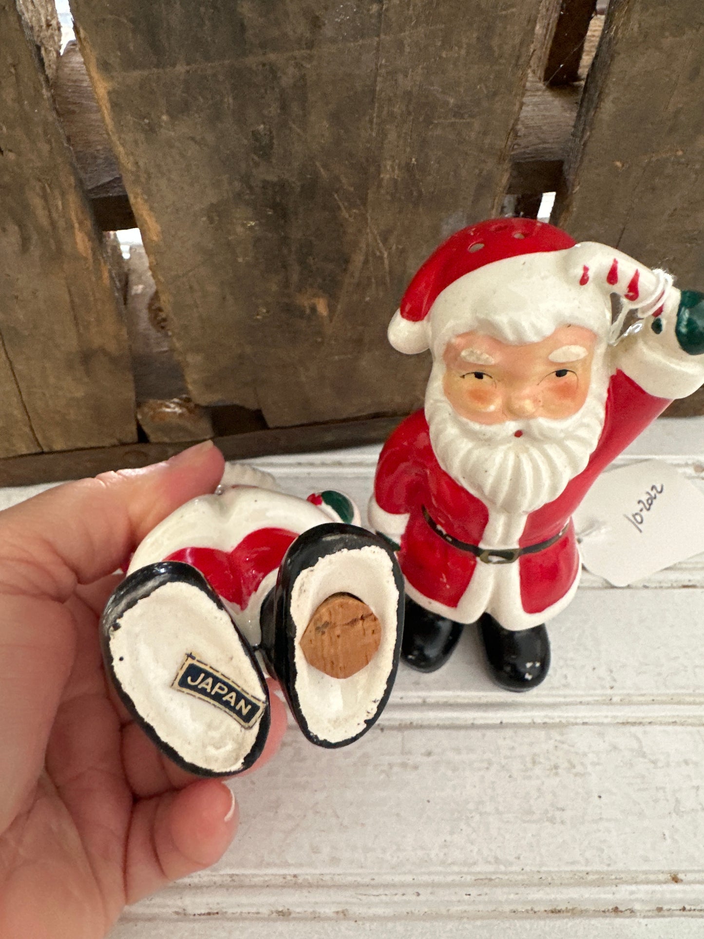 Santa Salt & Pepper shakers