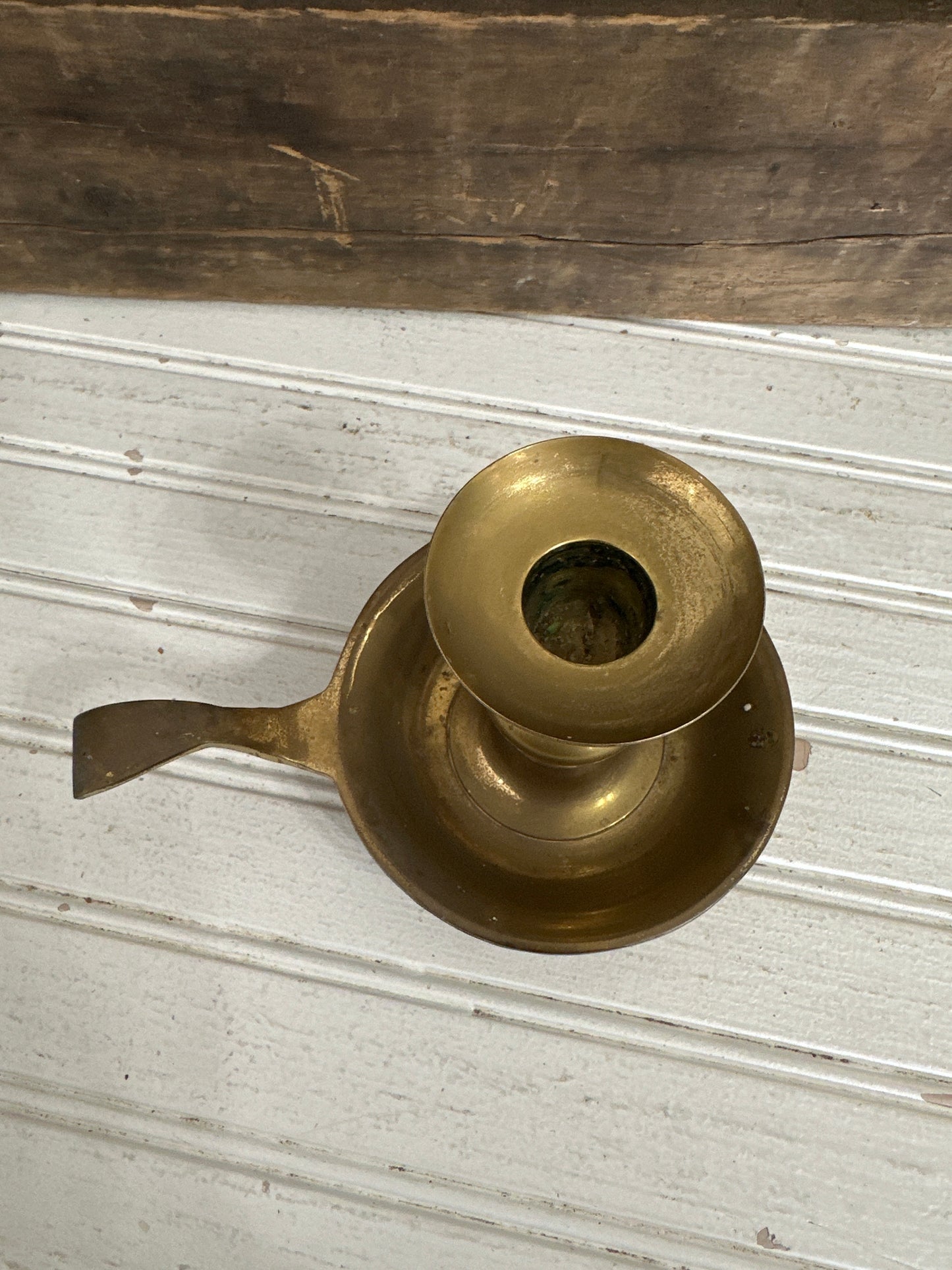 Brass candleholder