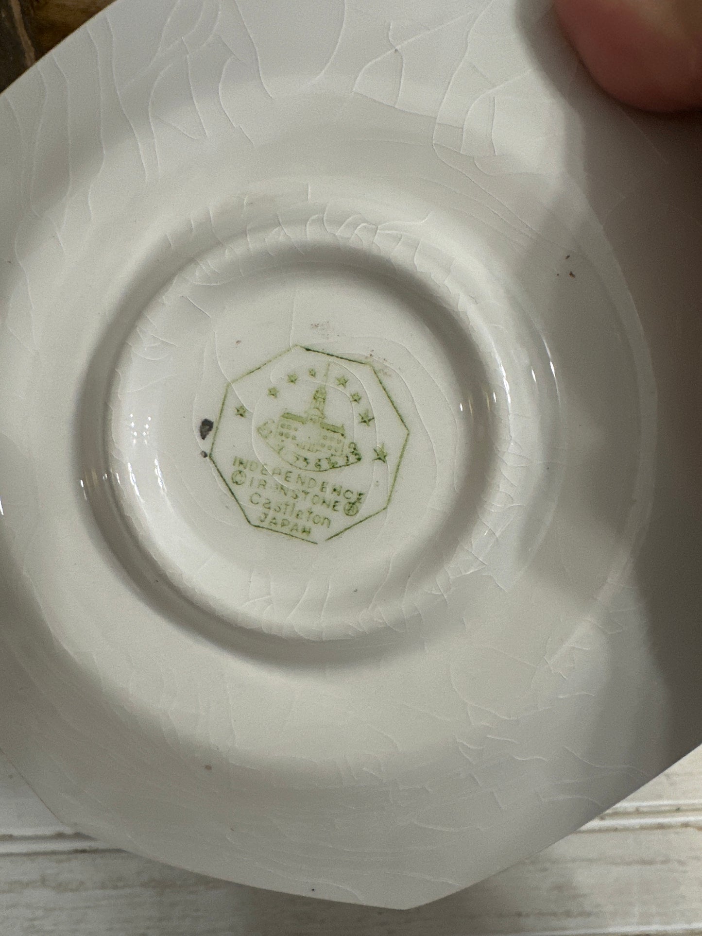 Independence Ironstone saucer