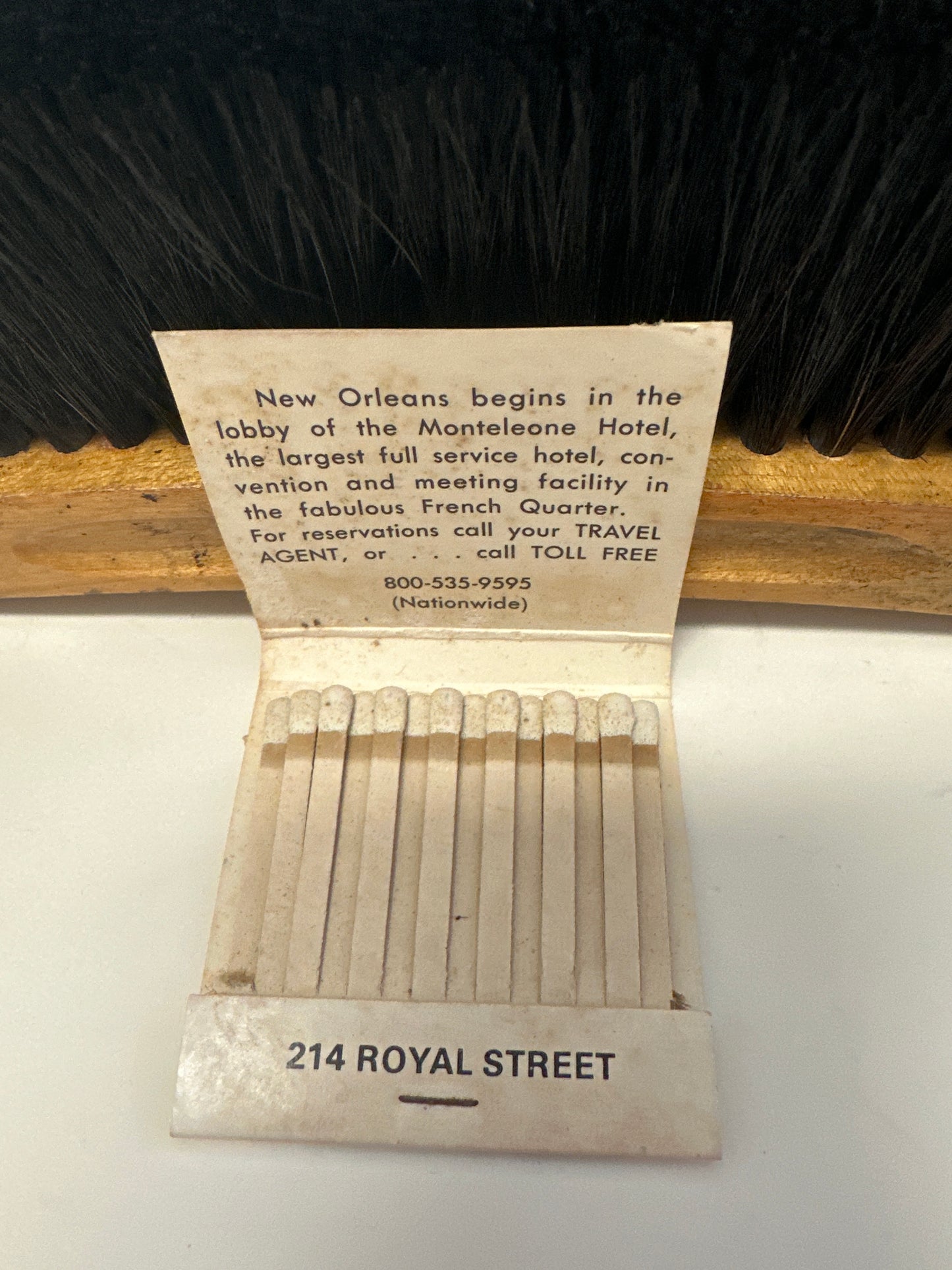 The Monteleone match book