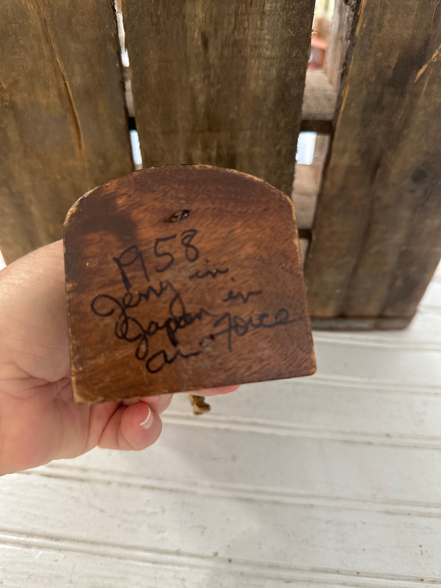 Bowling trophy- wood base