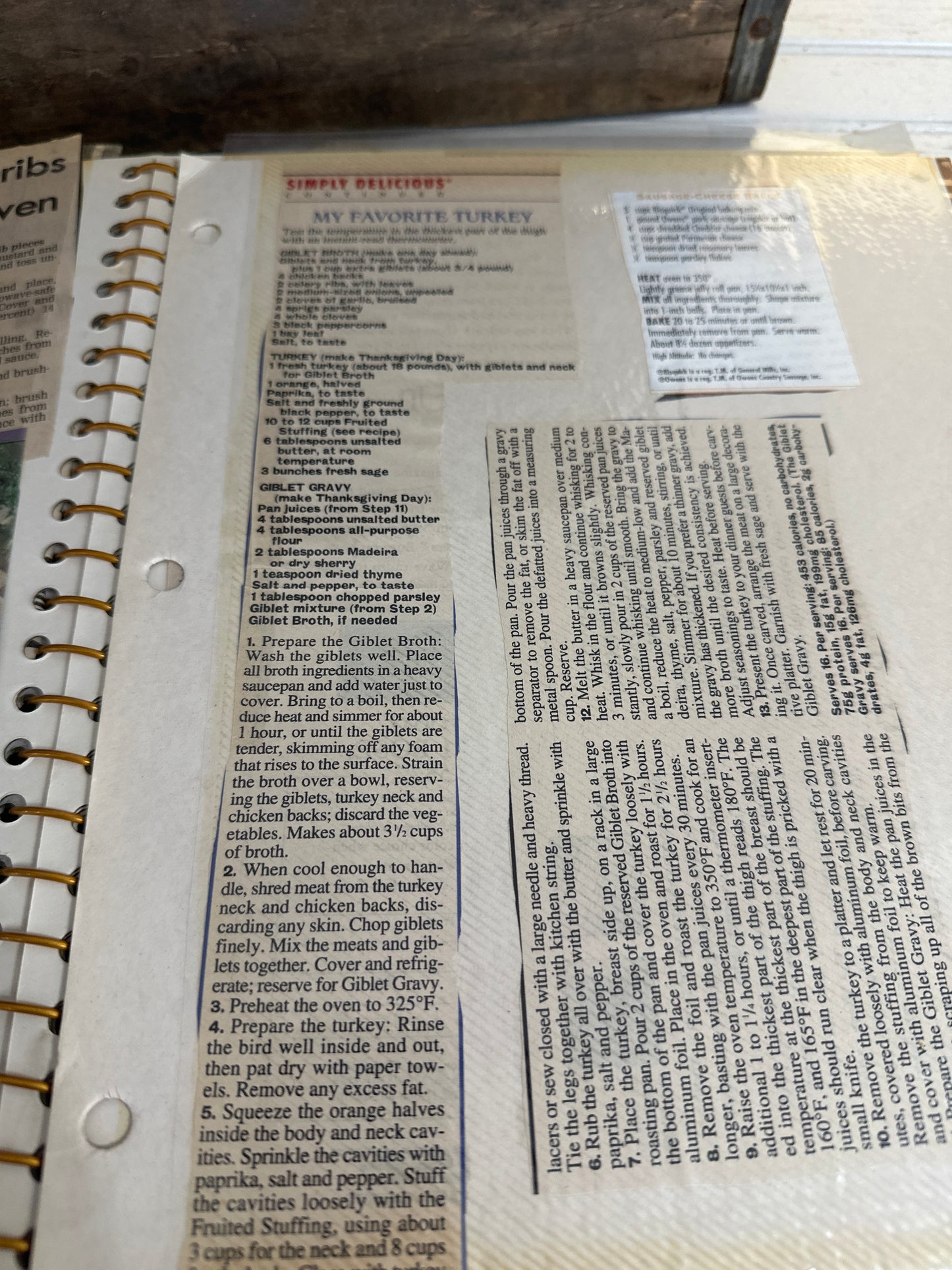 Vintage Photo Album made into Recipe book