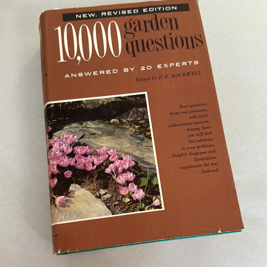 10,000 garden questions book-Volume 1