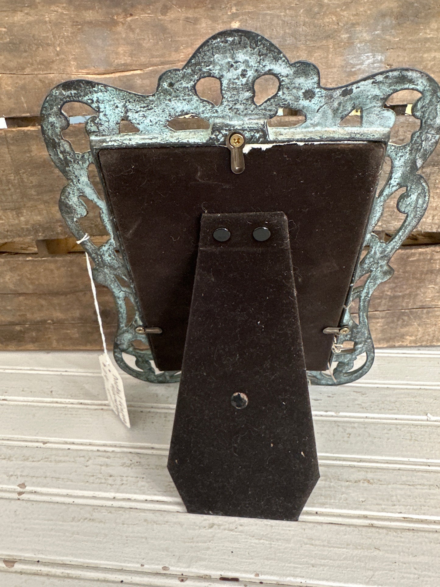 Dried floral/music sheet framed