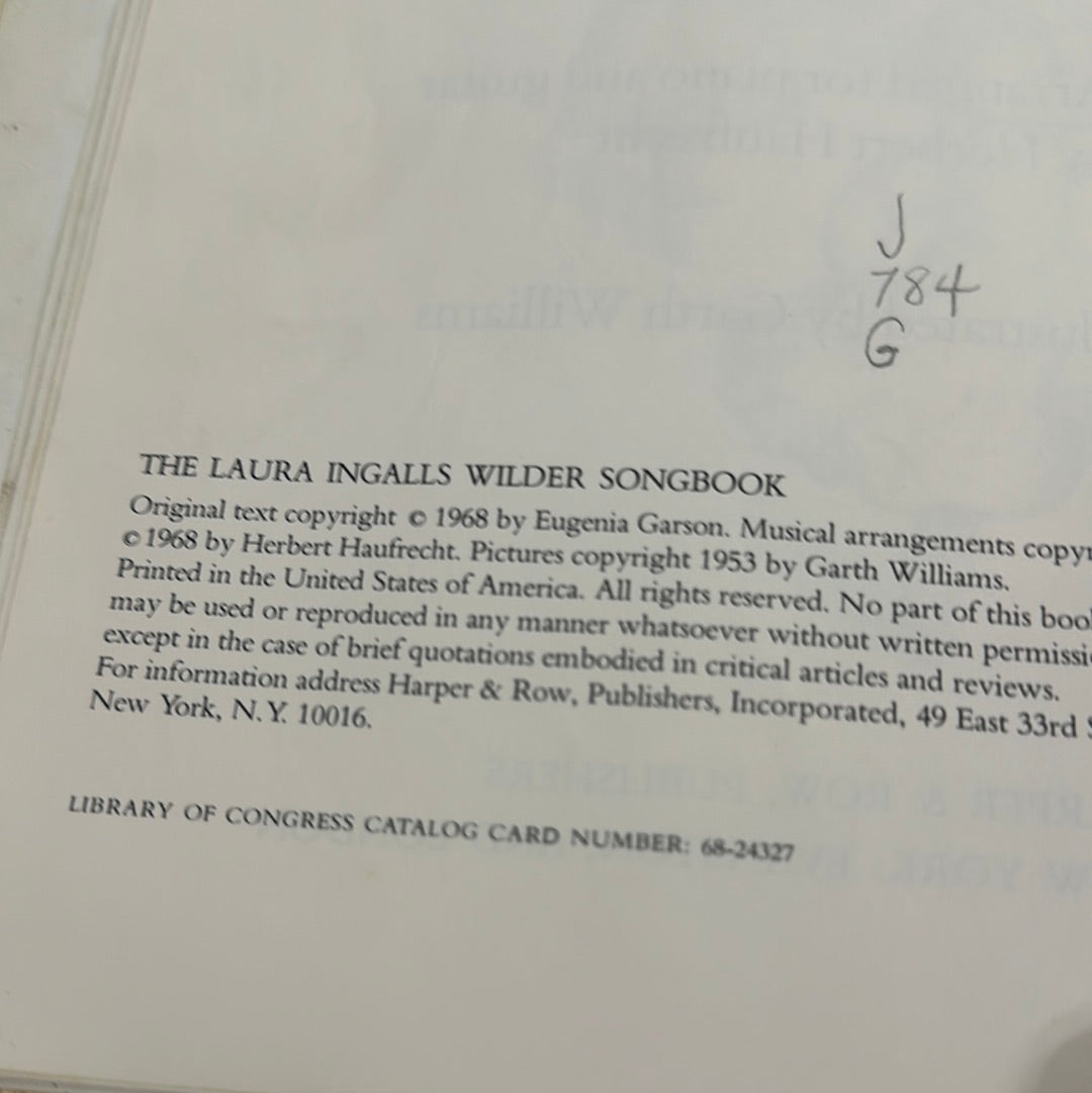 The Laura Ingalls Wilder Songbook