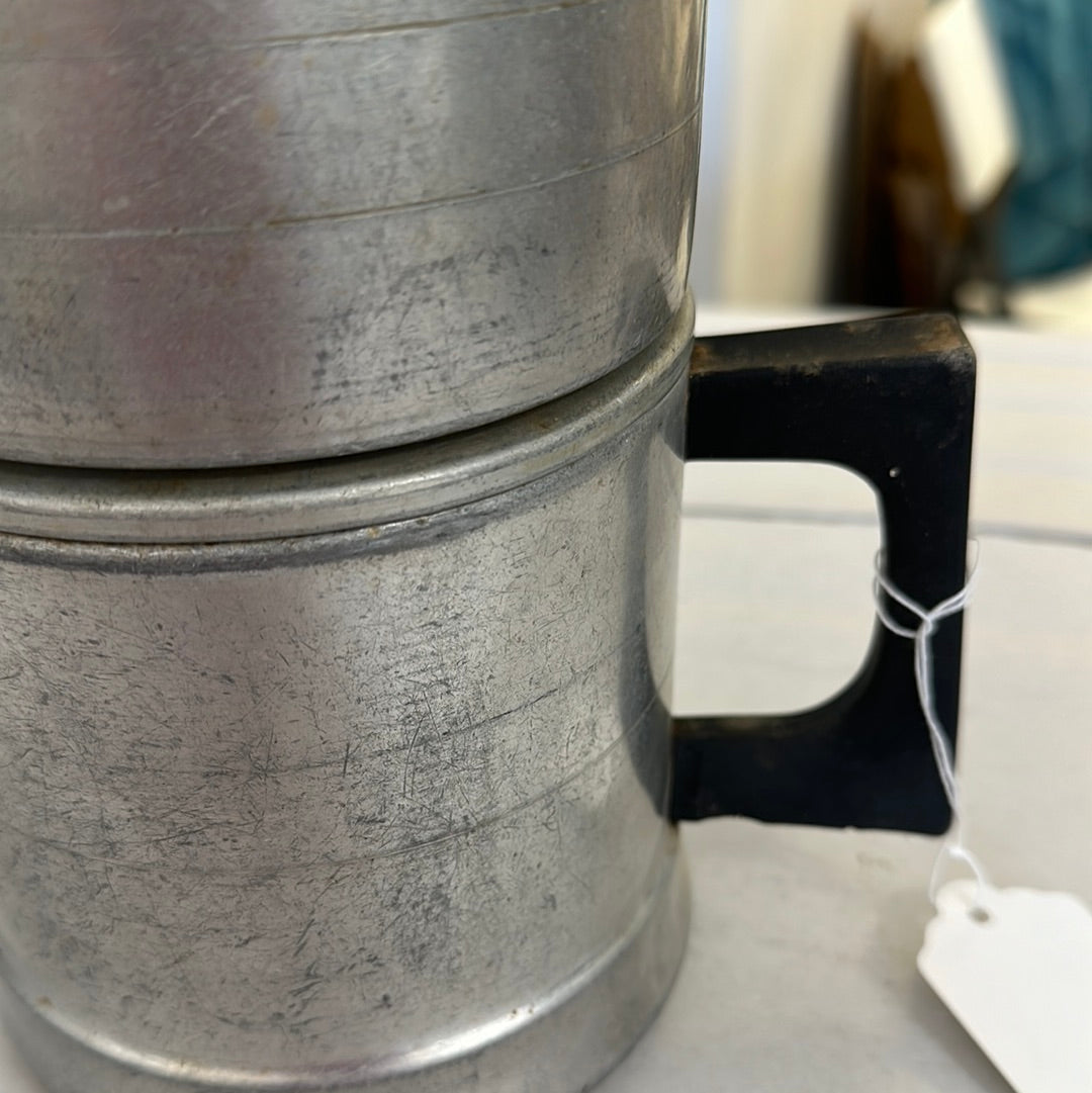Aluminum coffee pot