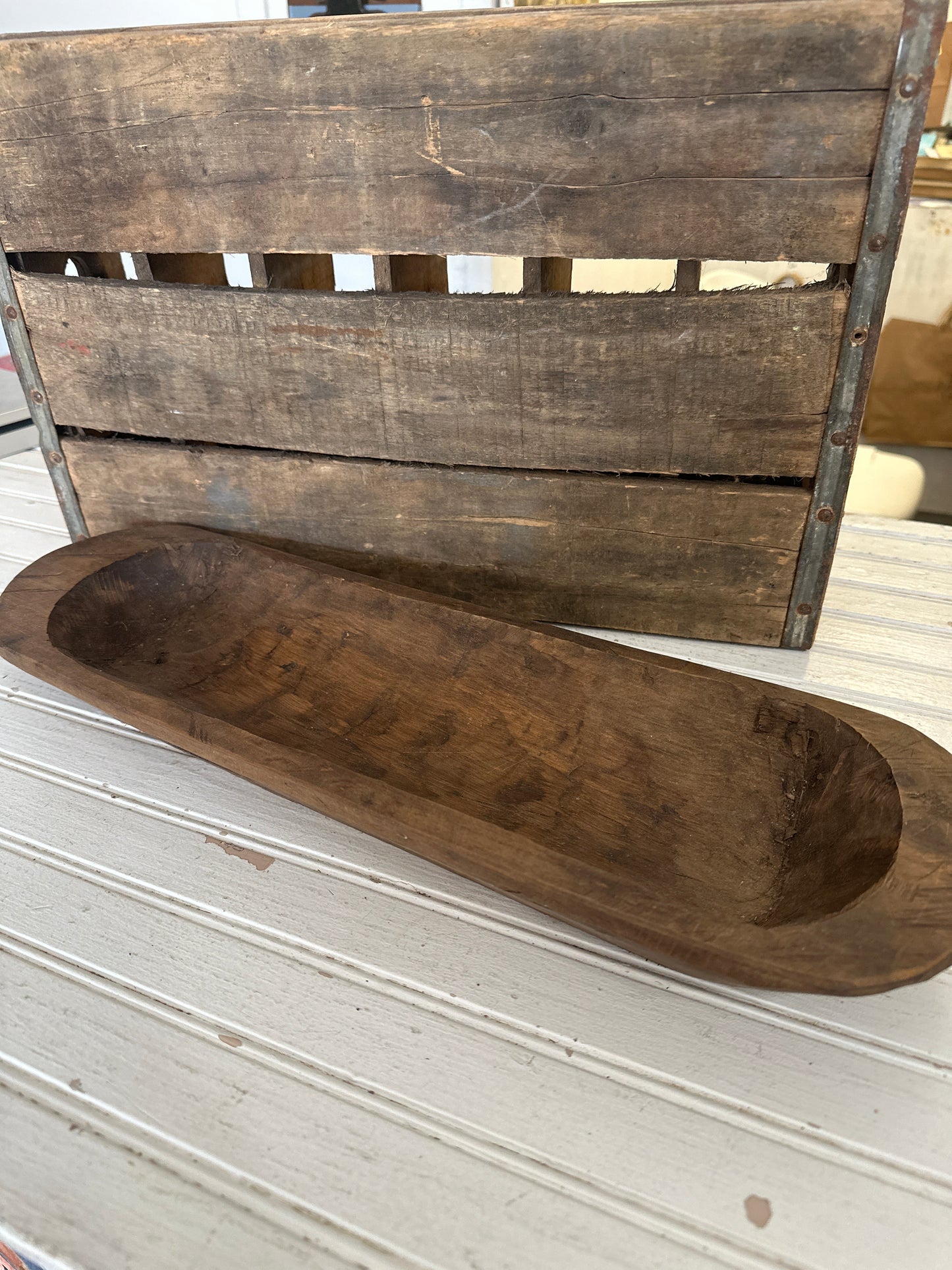 Handmade Wooden Dough bowl