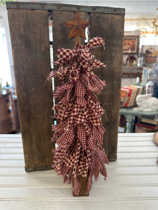 Handmade Christmas Rag tree
