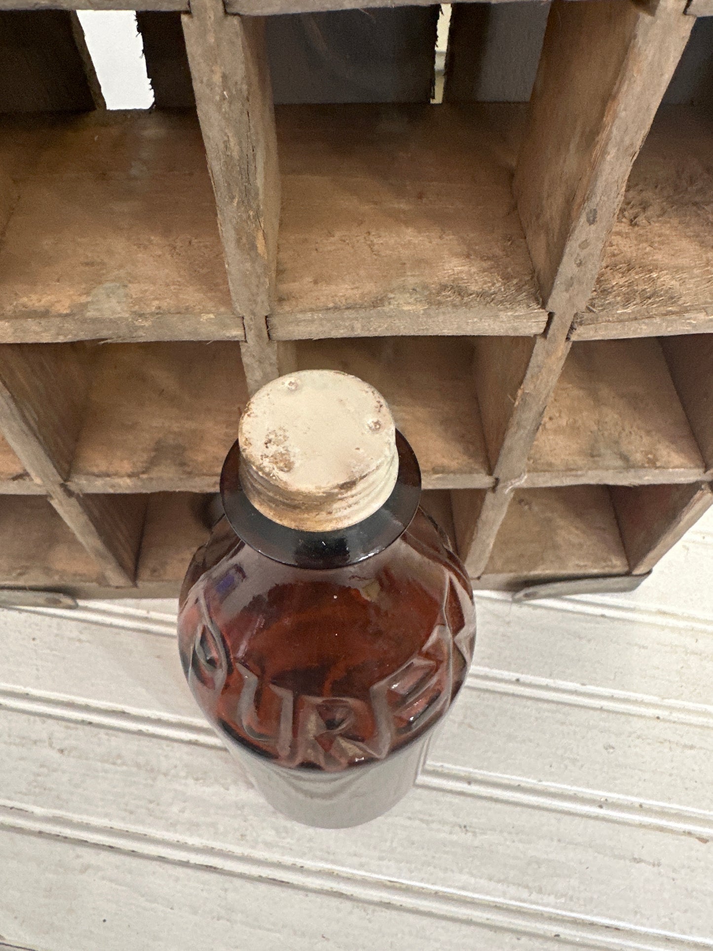 Pyrex bottle with cap