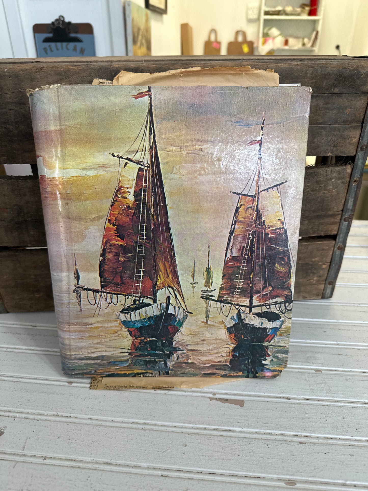 Vintage Photo Album made into Recipe book