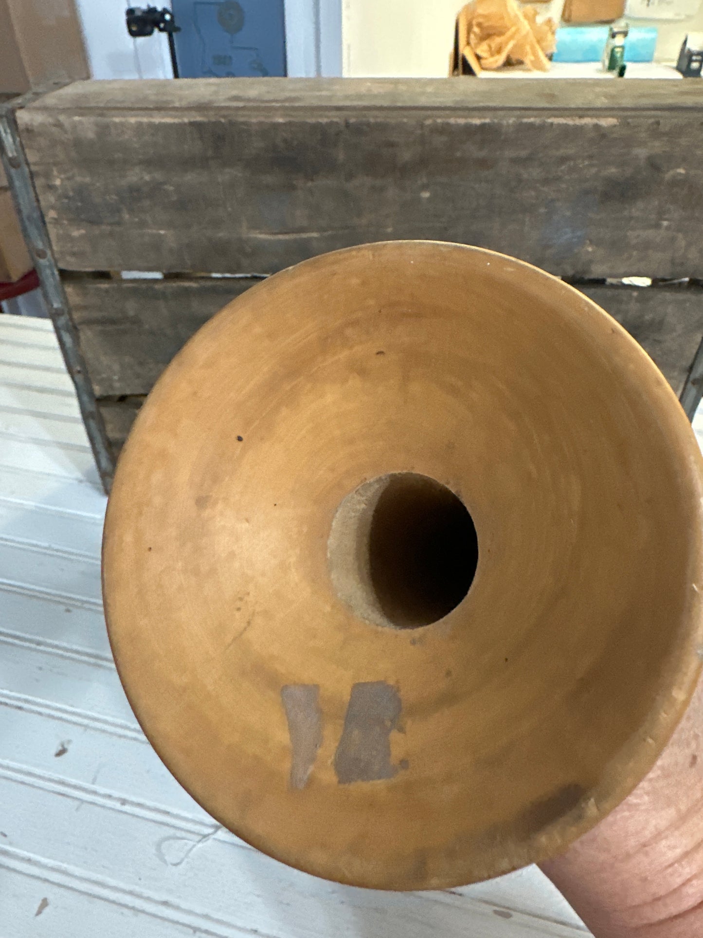 Hand turned Wood Vase