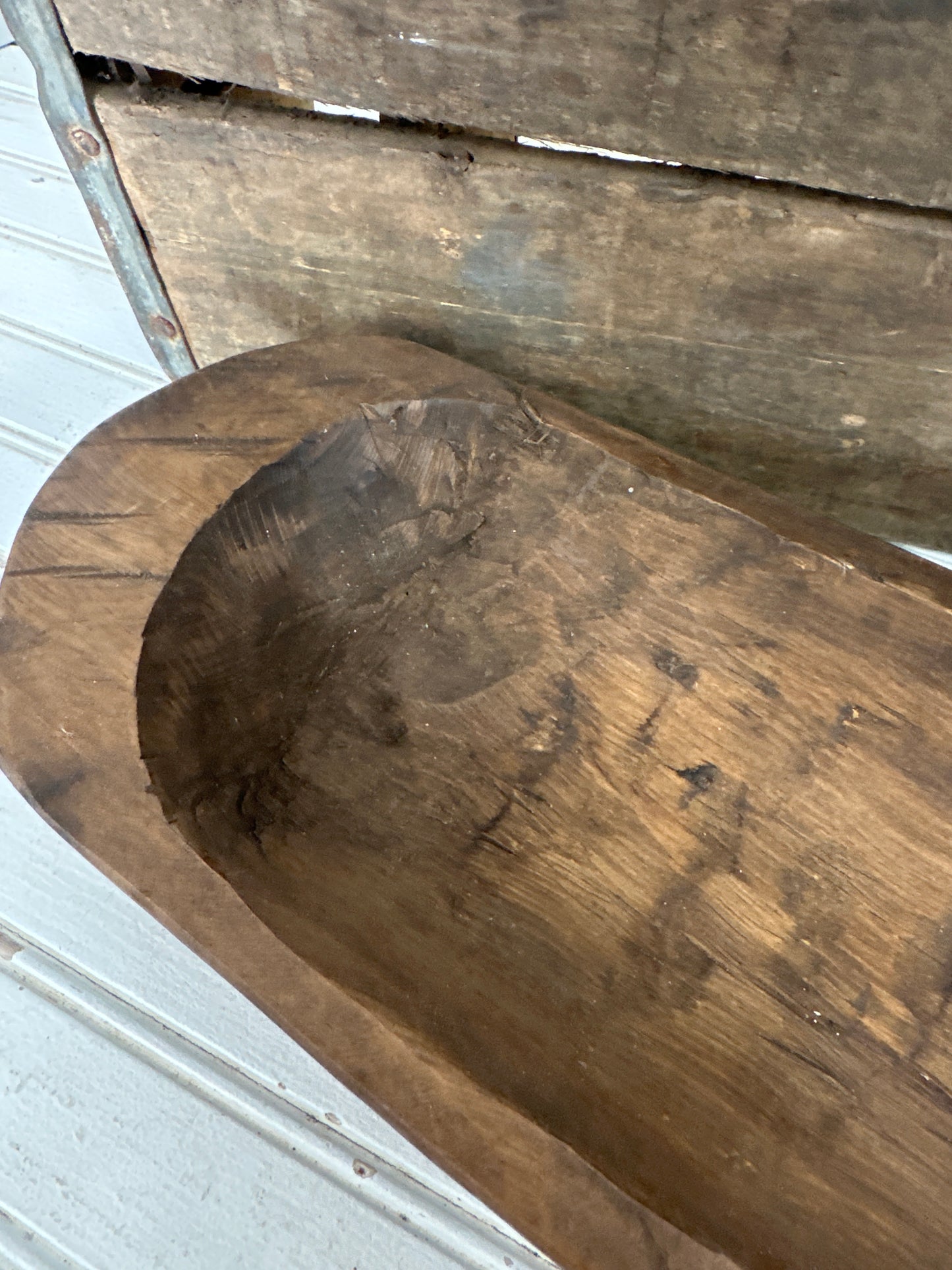 Handmade Wooden Dough bowl