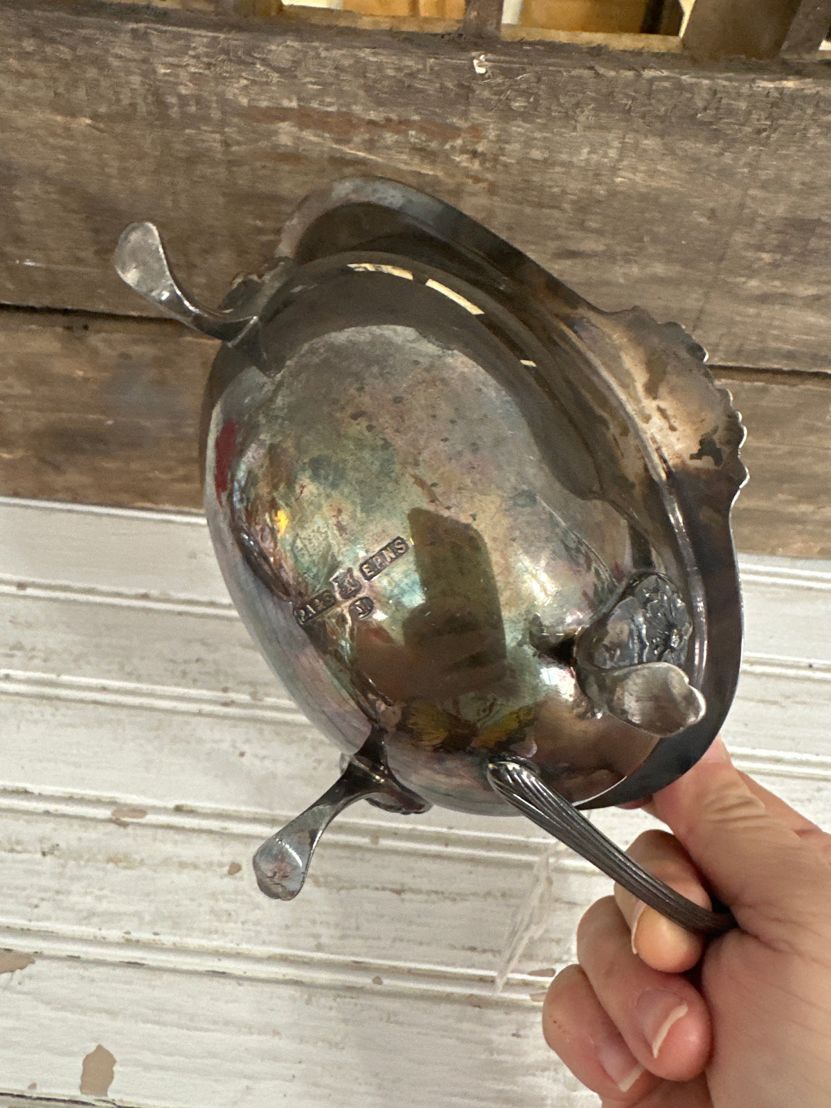 P.A. & EPNS gravy boat