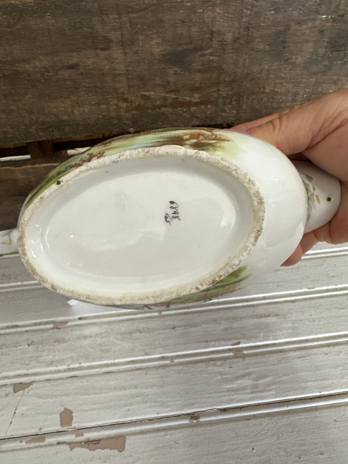 Wildlife Scene gravy boat