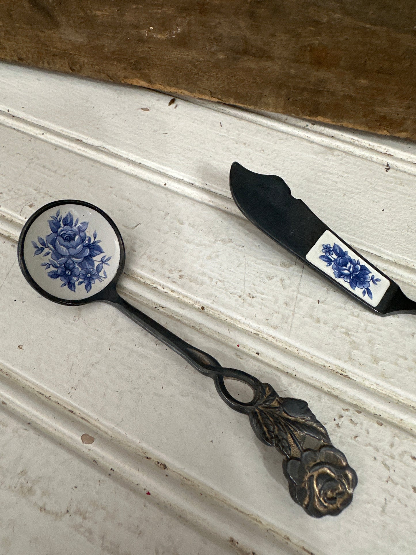 Souvenir set blue & white