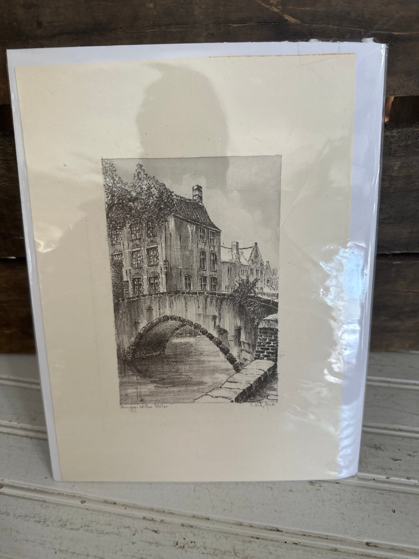 Original artwork-stone bridge