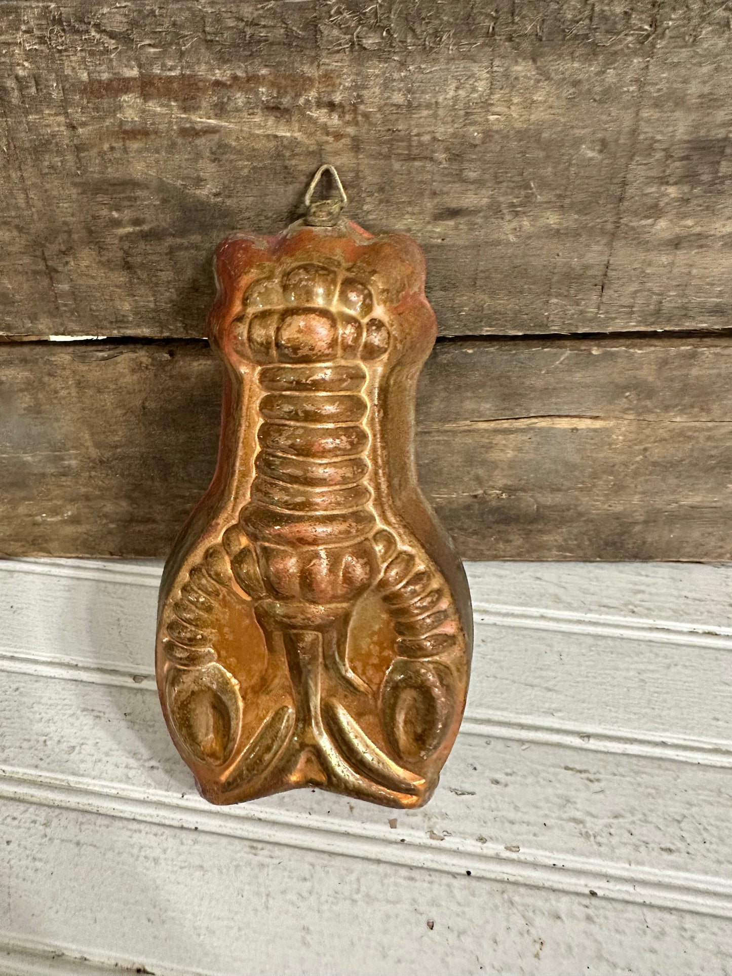 Copper Lobster/Crawfish wall art