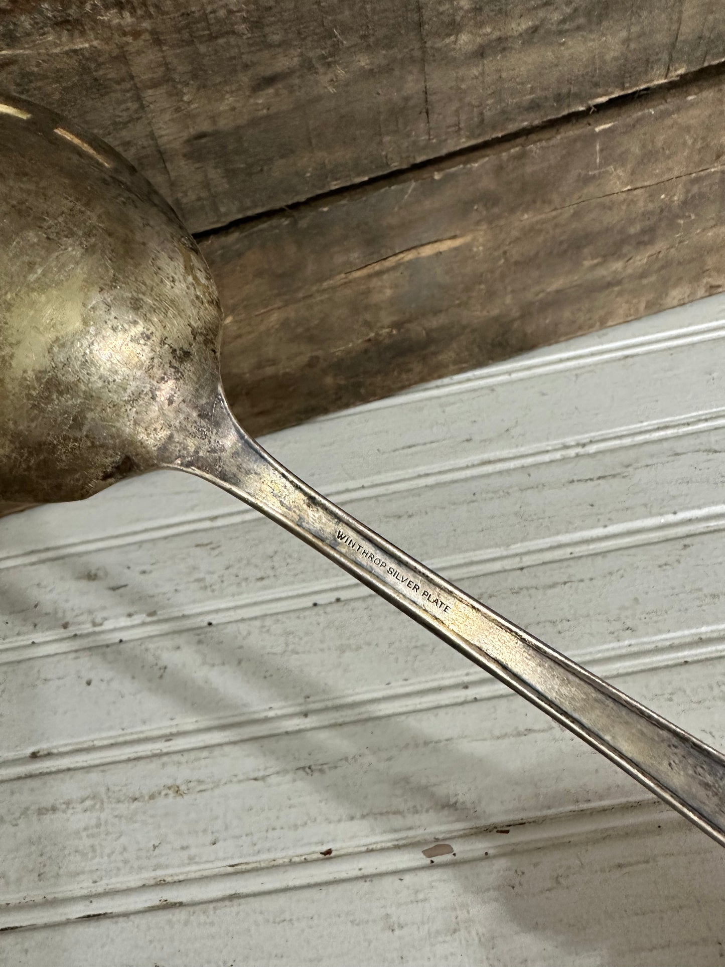 Winthrop Silver Plated serving spoon