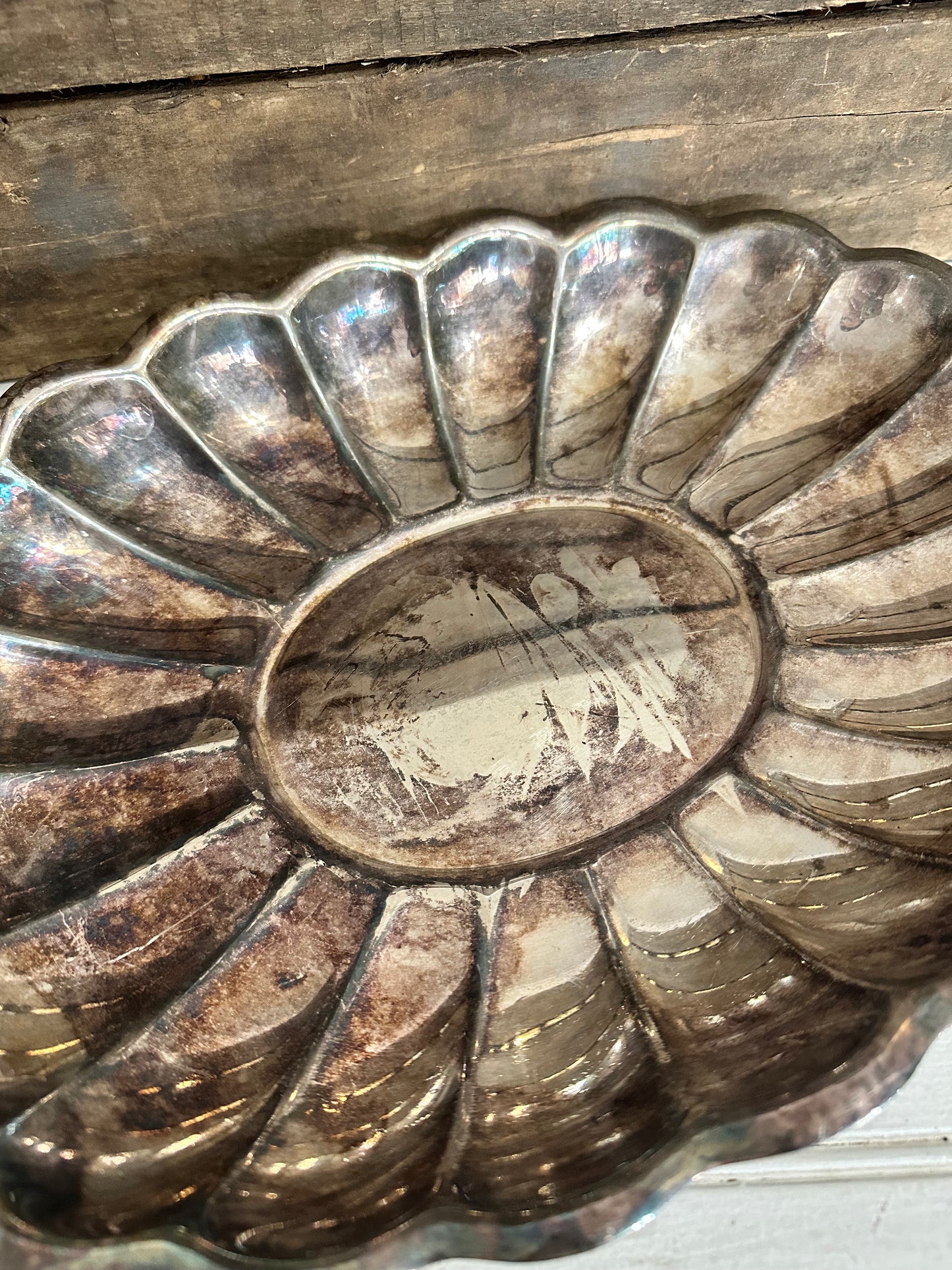 Reed & Barton Holiday oval bowl