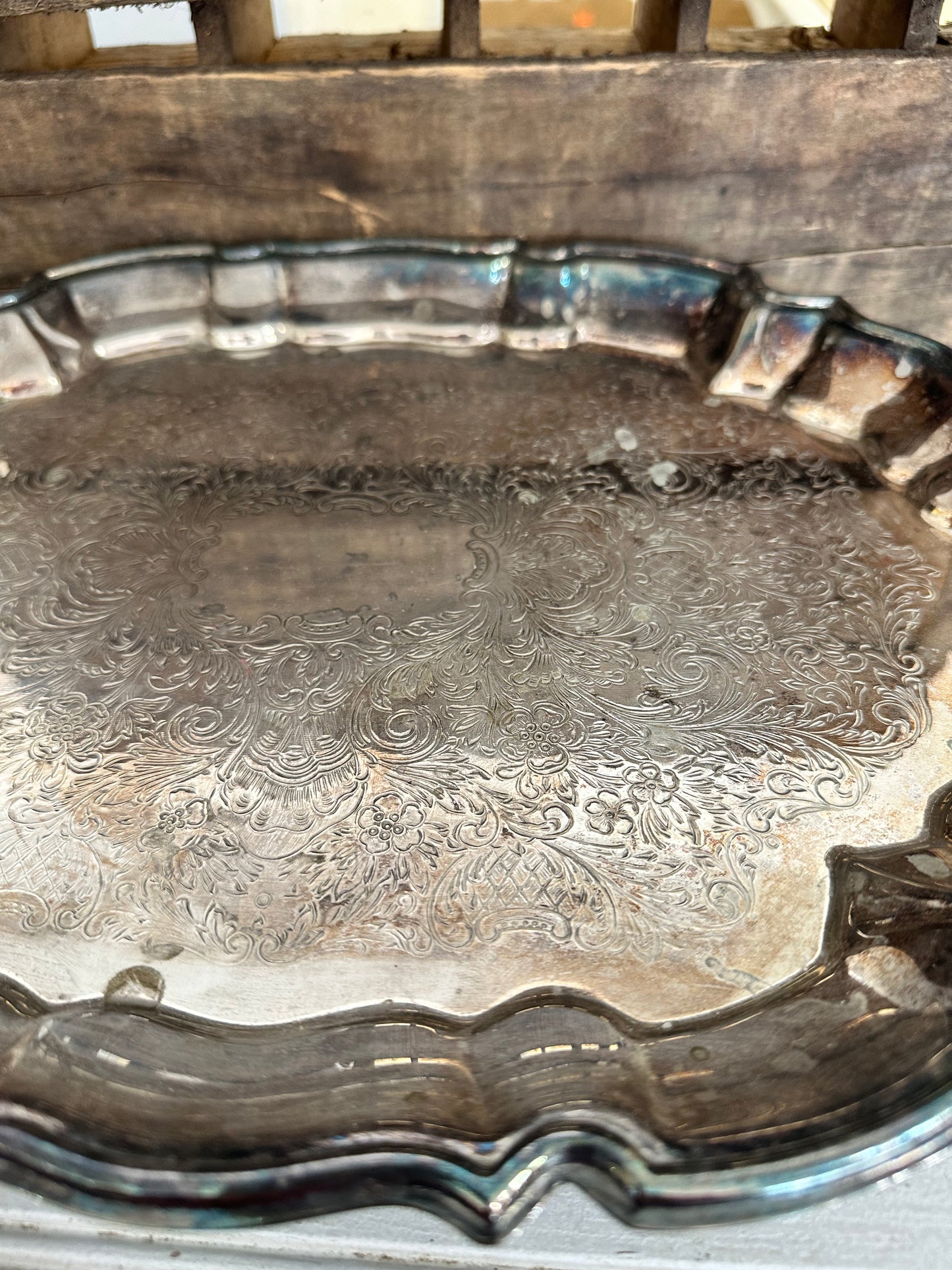 Leonard Silver Plated serving tray