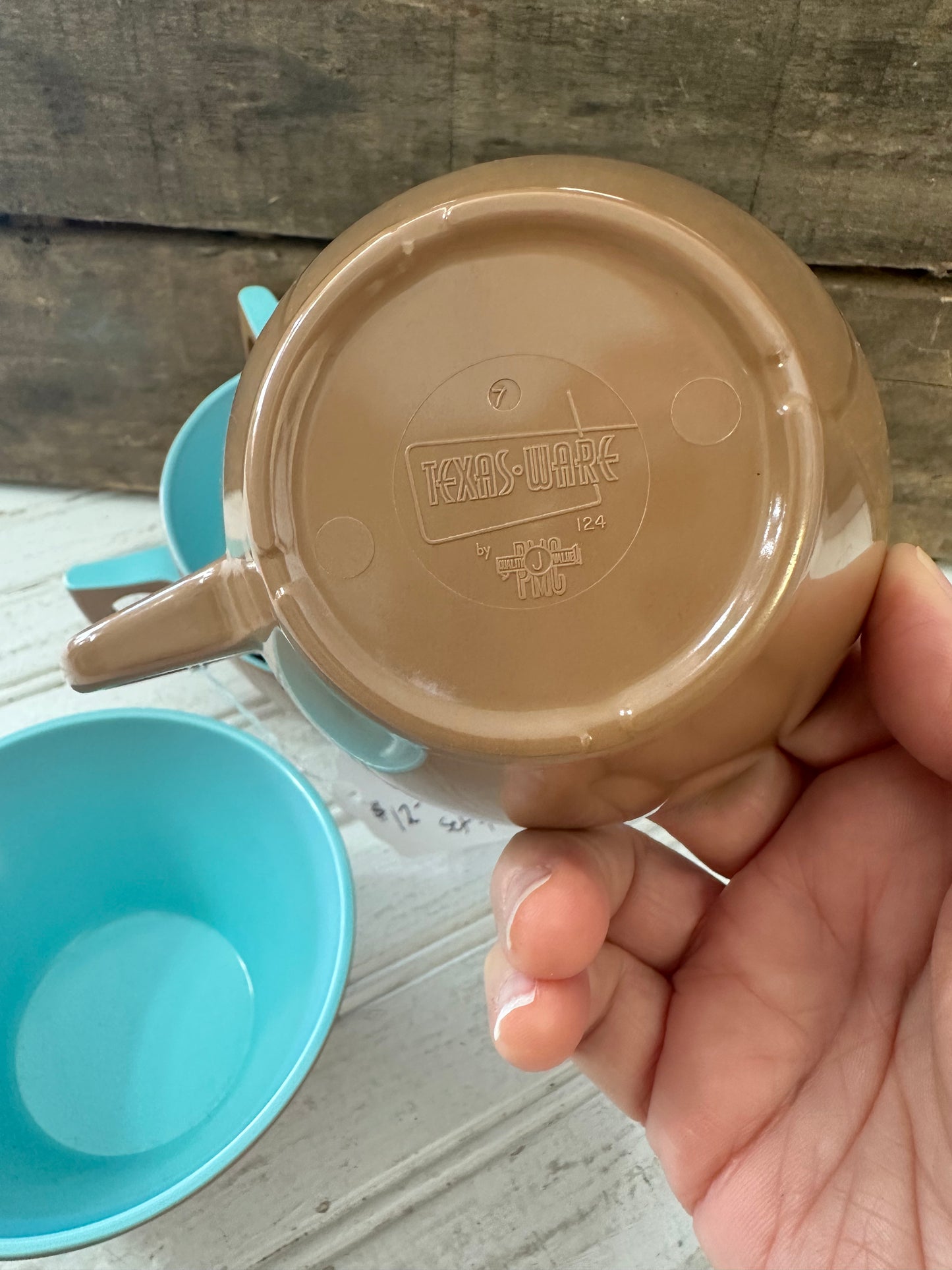 Texas ware coffee cups