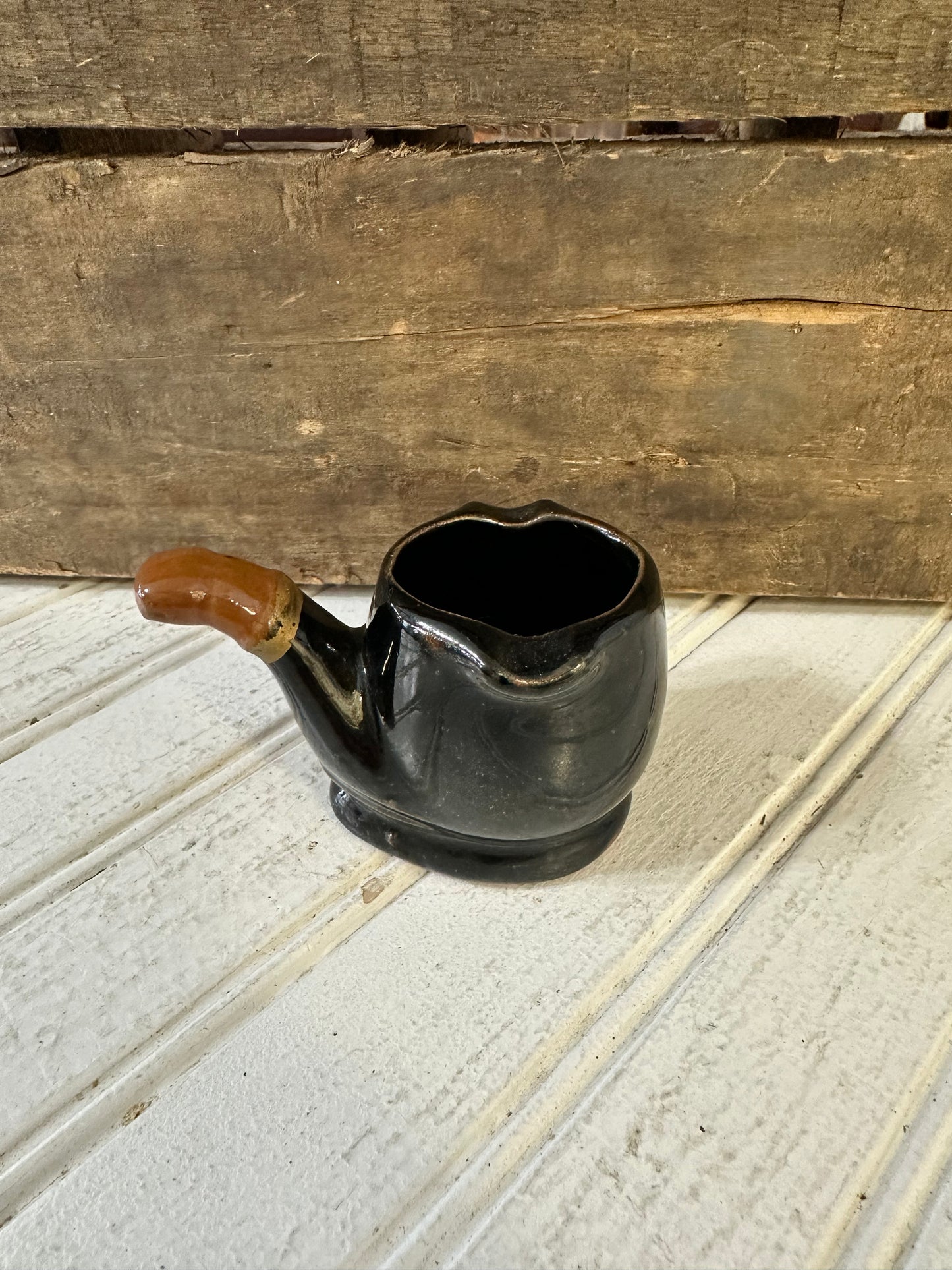 Glazed Ceramic Pipe ash tray