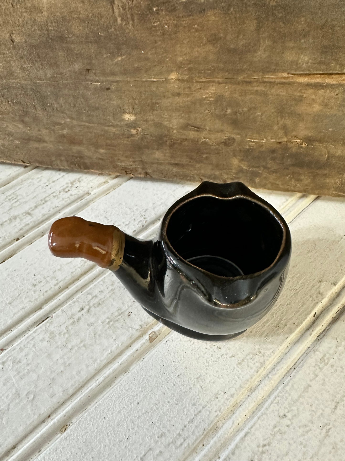 Glazed Ceramic Pipe ash tray