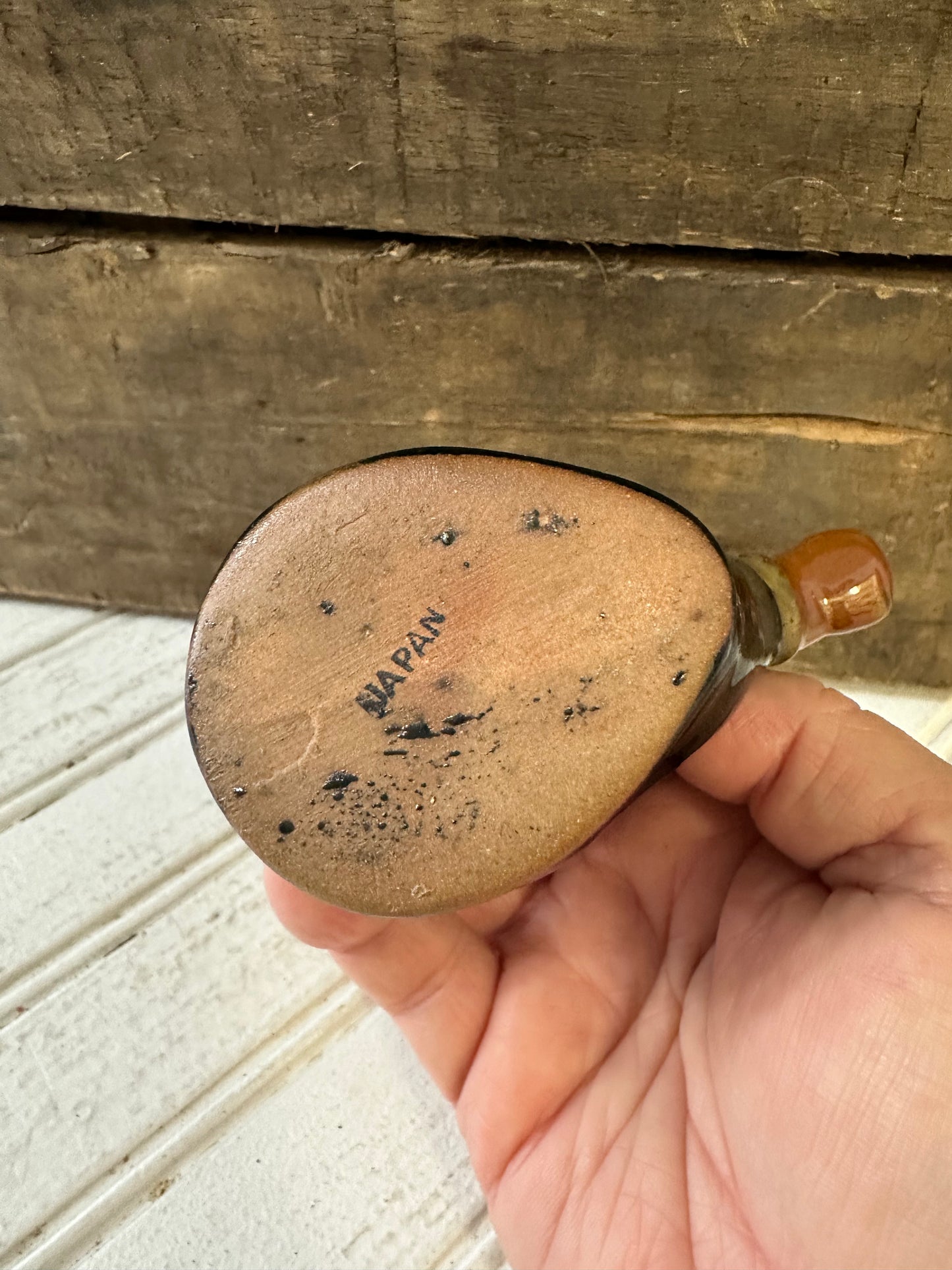 Glazed Ceramic Pipe ash tray
