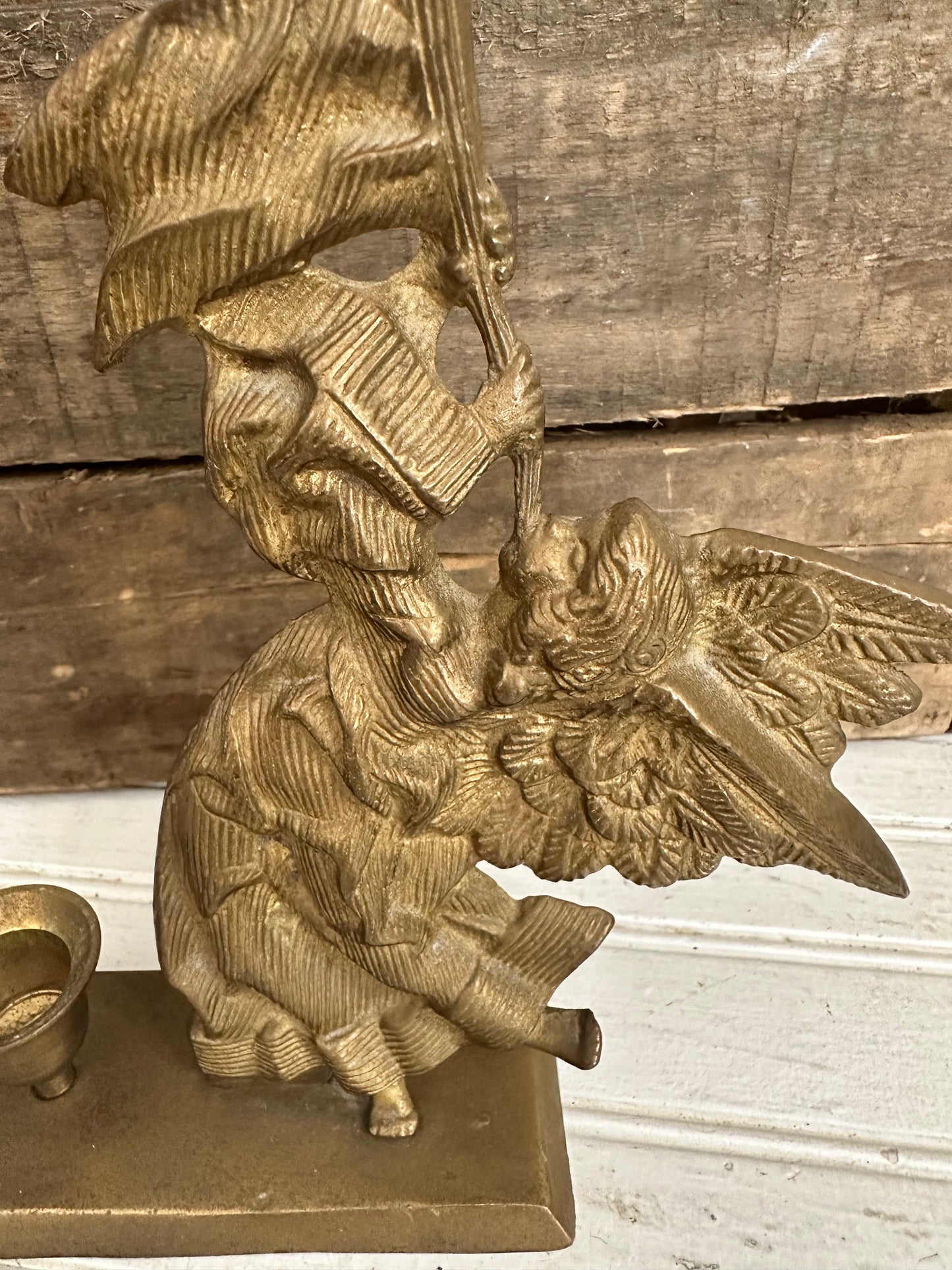 Brass Angel candleholder
