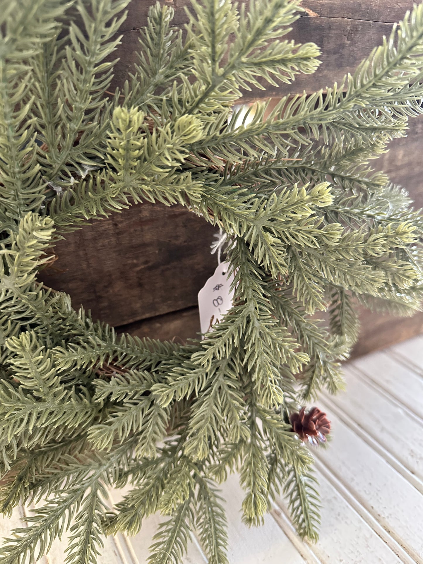 Pinecone wreath