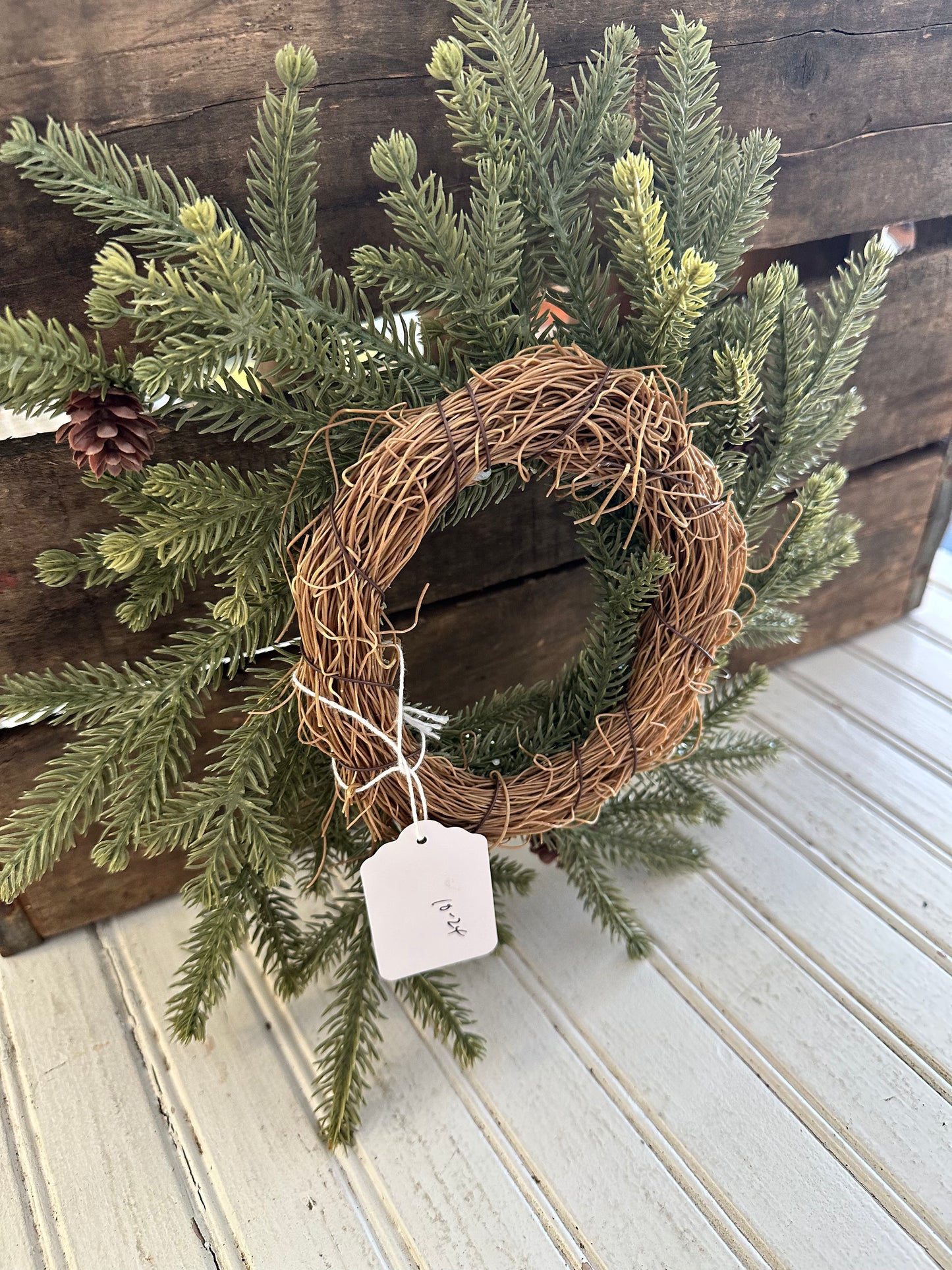 Pinecone wreath